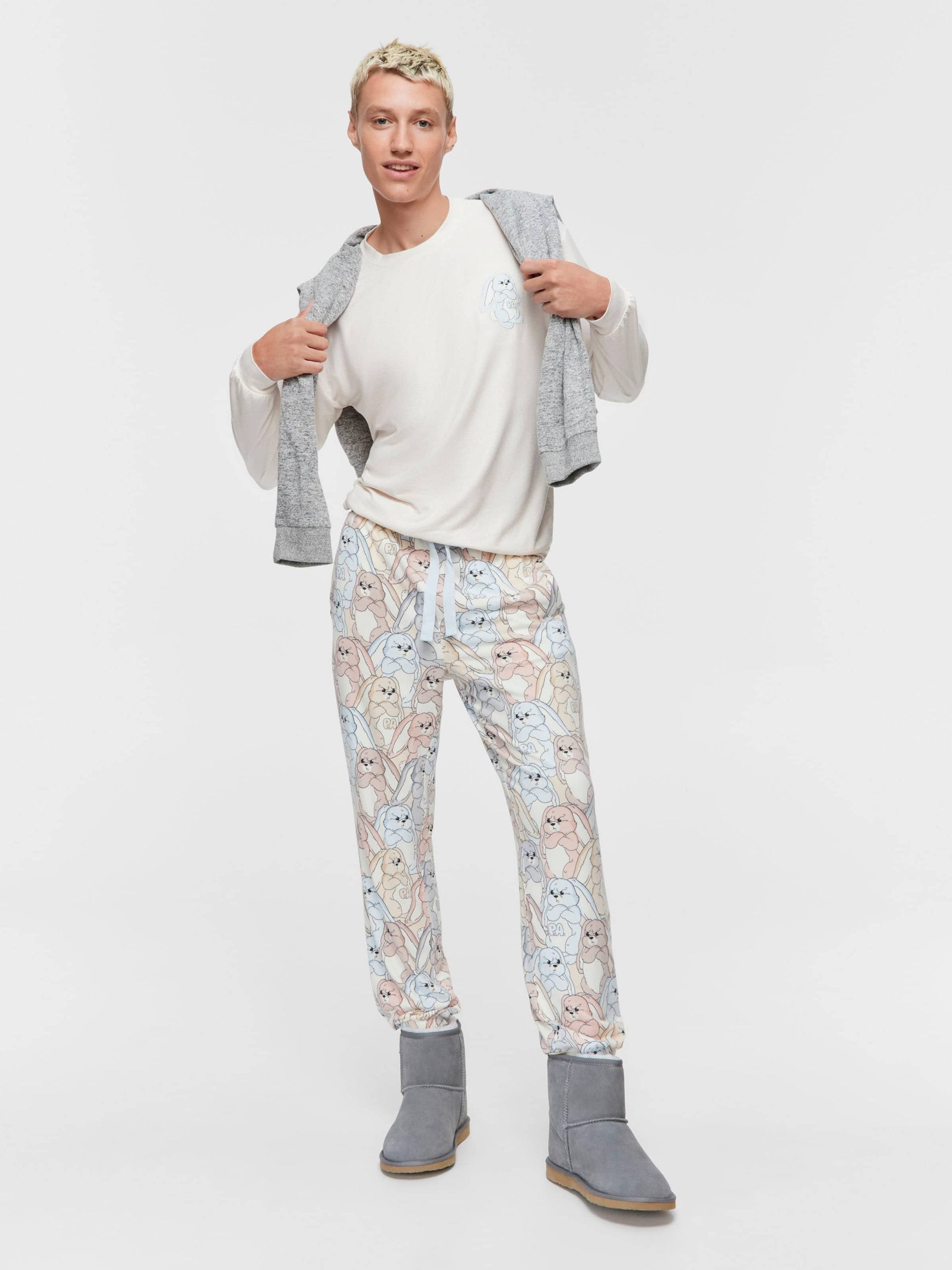 Grumpy Bunny Jogger Pj Pant multi
