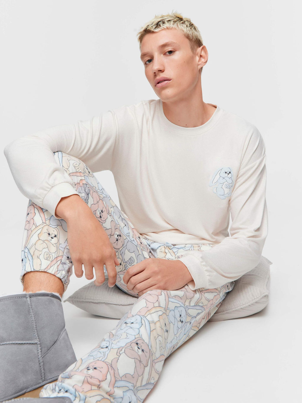 Grumpy Bunny Jogger Pj Pant multi
