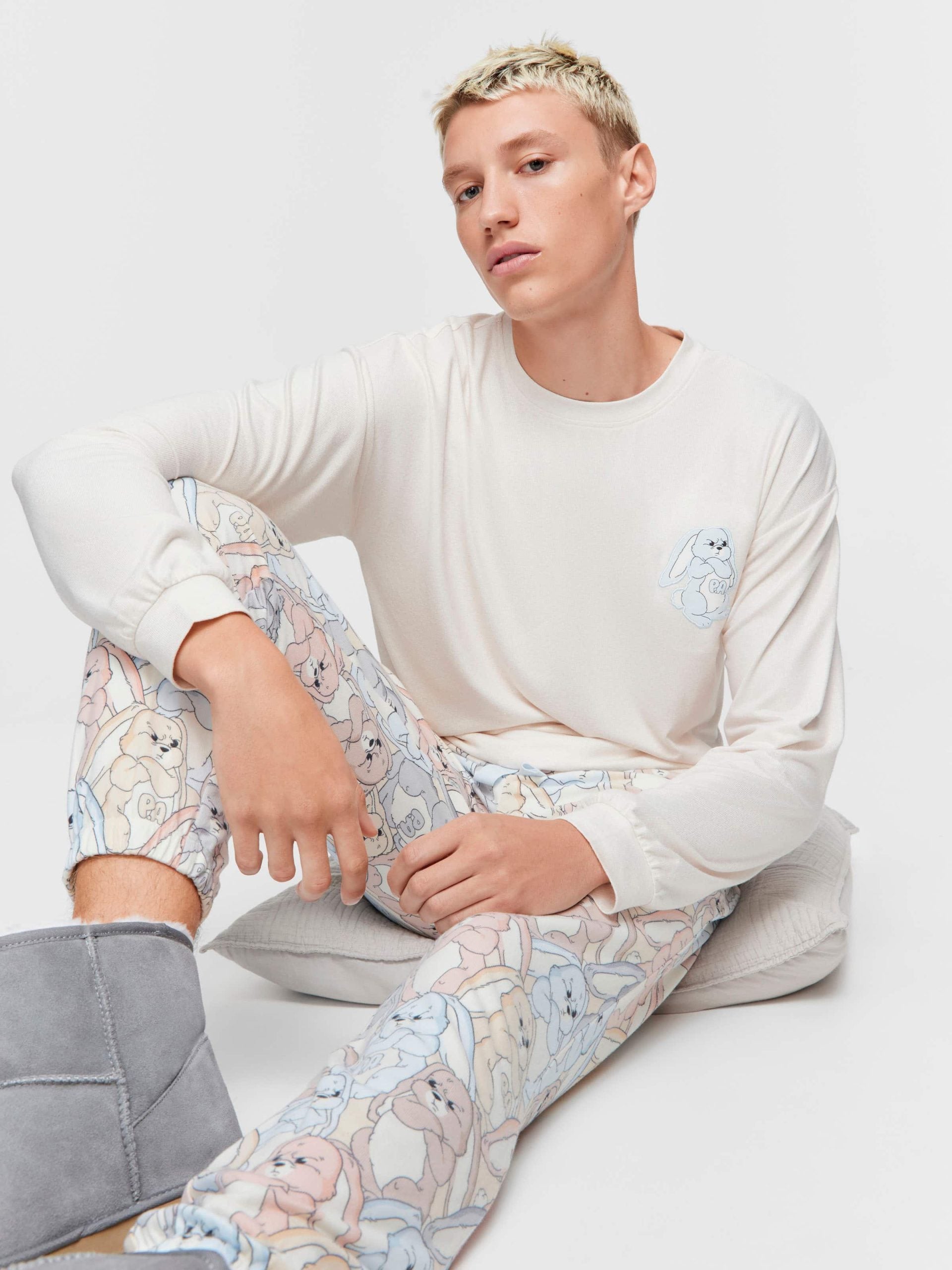 Grumpy Bunny Jogger Pj Pant multi