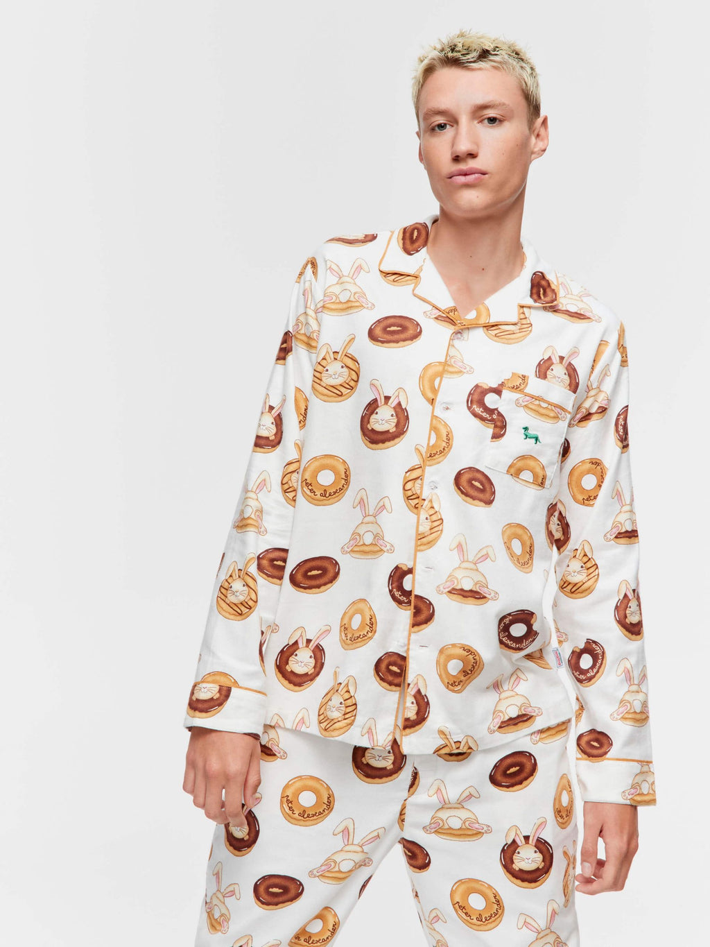 Krispy Kreme Bunnies Bamboo Flannelette Long Sleeve Pj Set multi