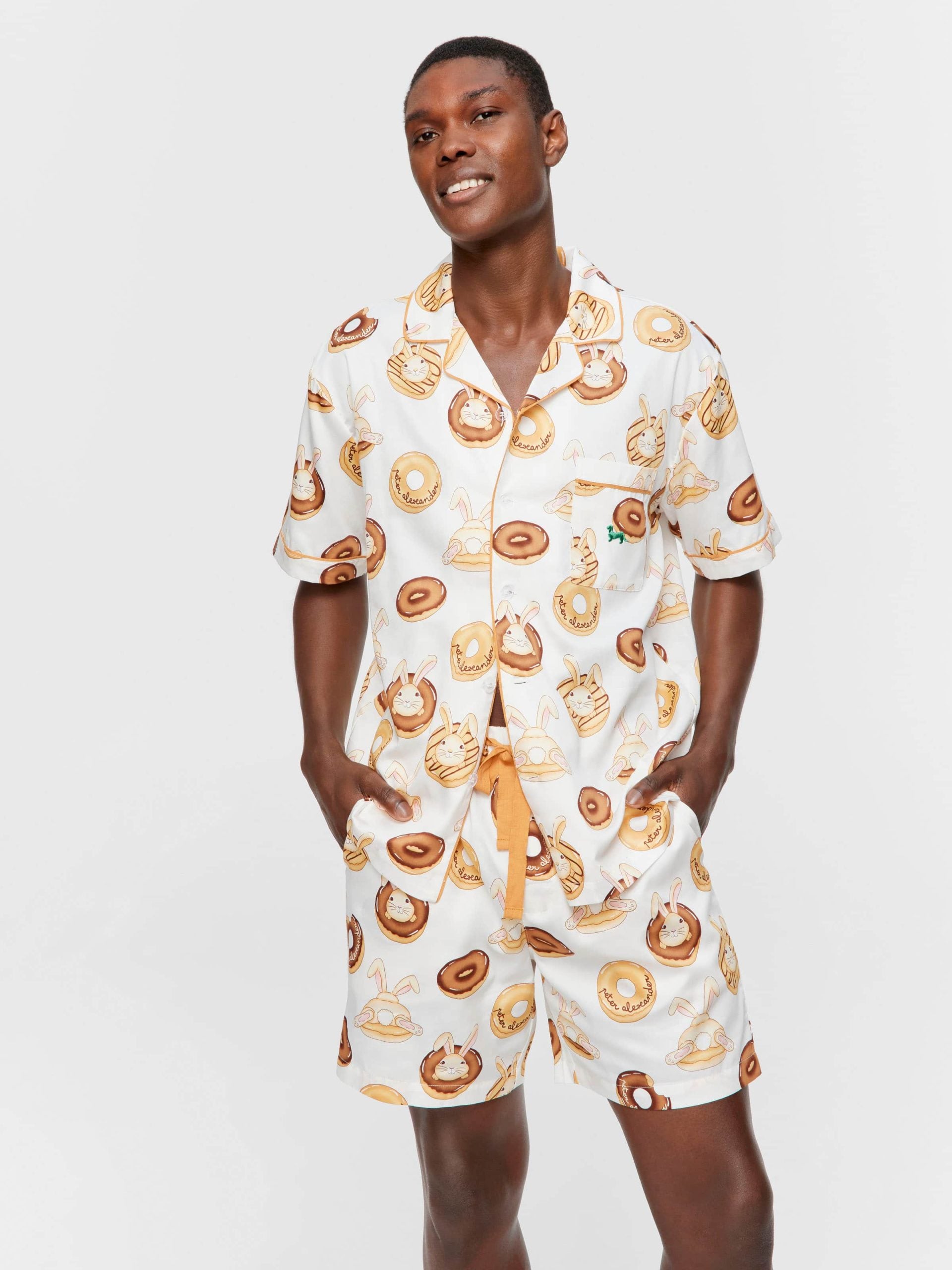 Krispy Kreme Bunnies Short Sleeve Pj Set multi