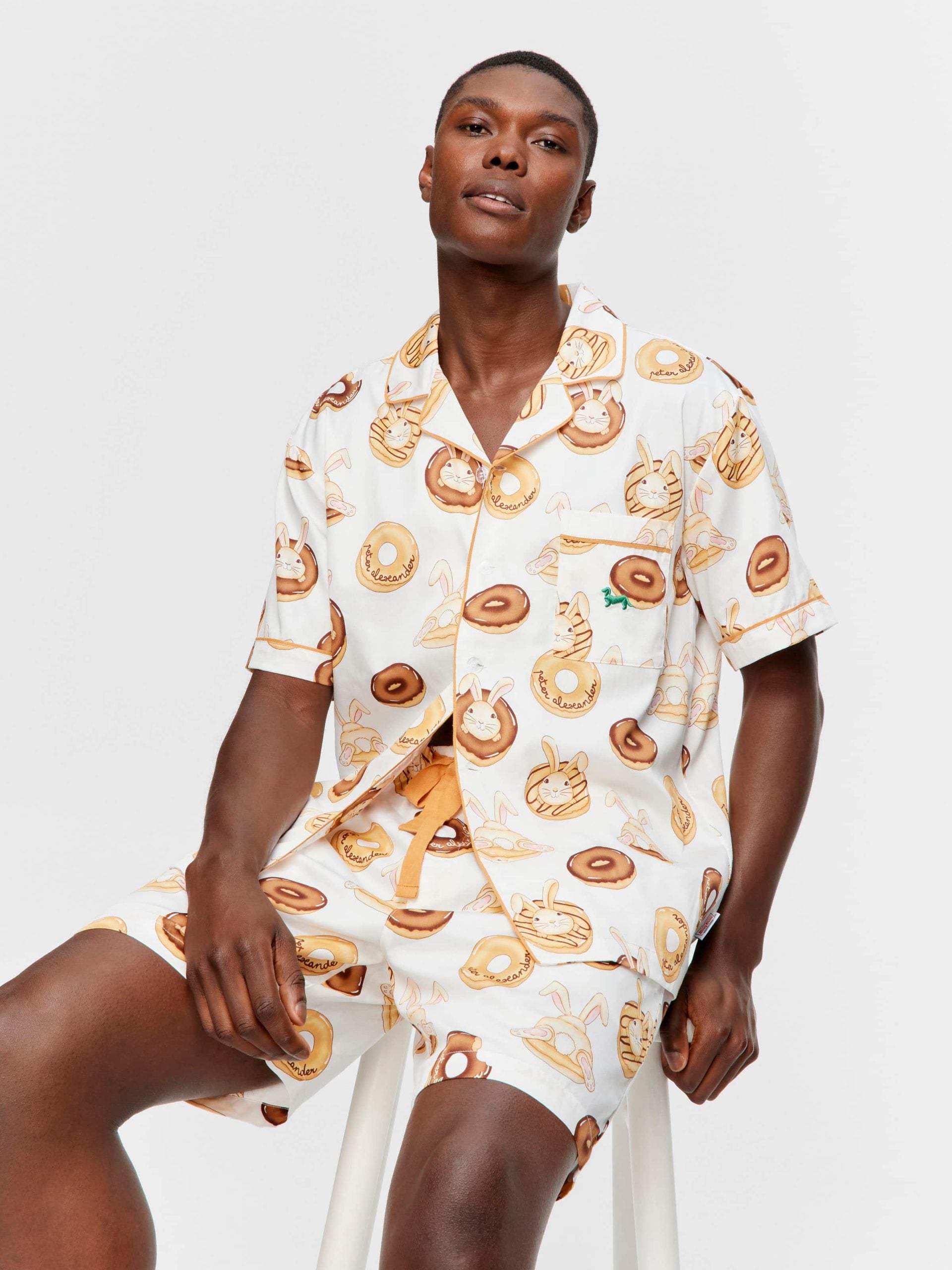Krispy Kreme Bunnies Short Sleeve Pj Set multi
