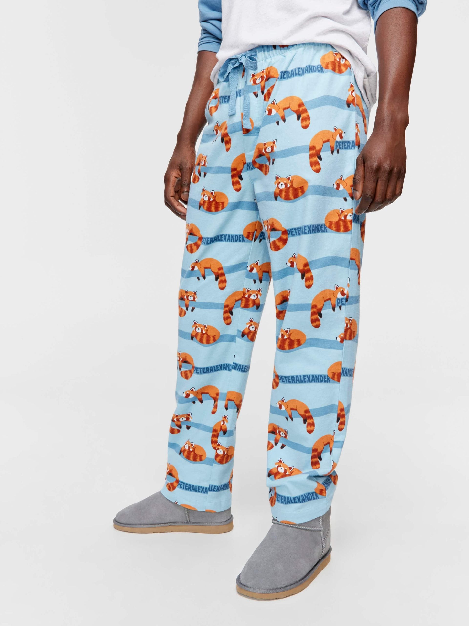 Red Panda Flannelette Classic Pj Pant multi