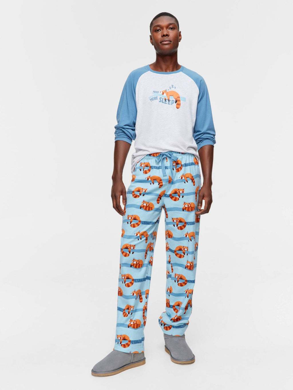 Red Panda Flannelette Classic Pj Pant multi