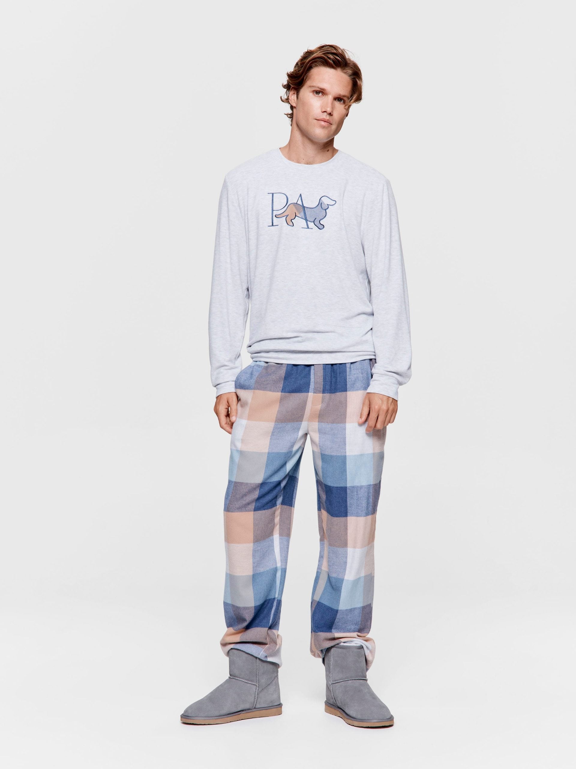 P.A Buffalo Sweater greymarle