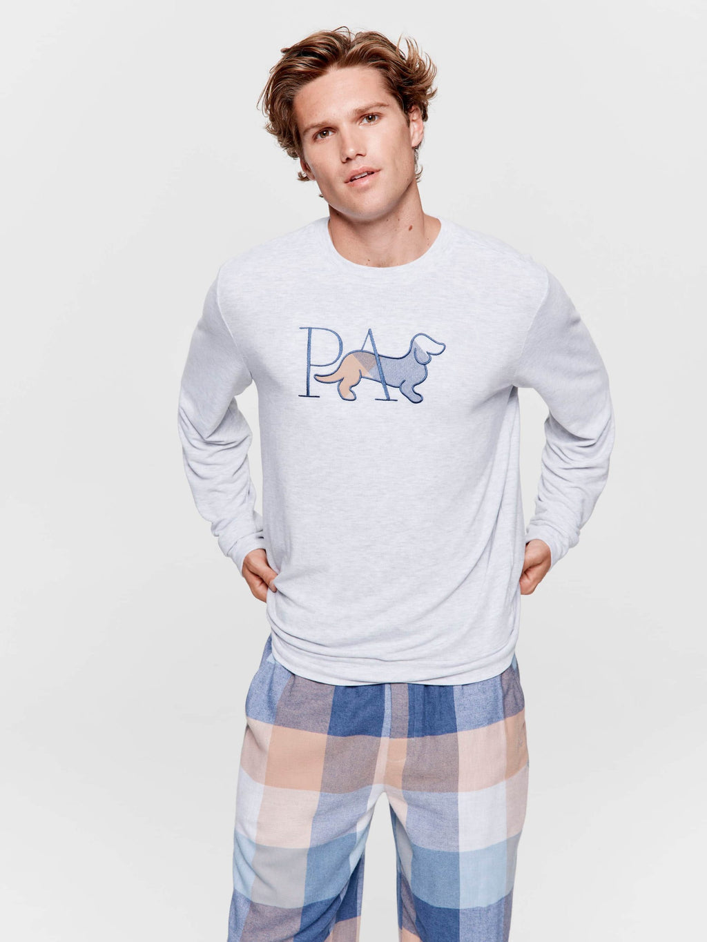 P.A Buffalo Sweater greymarle