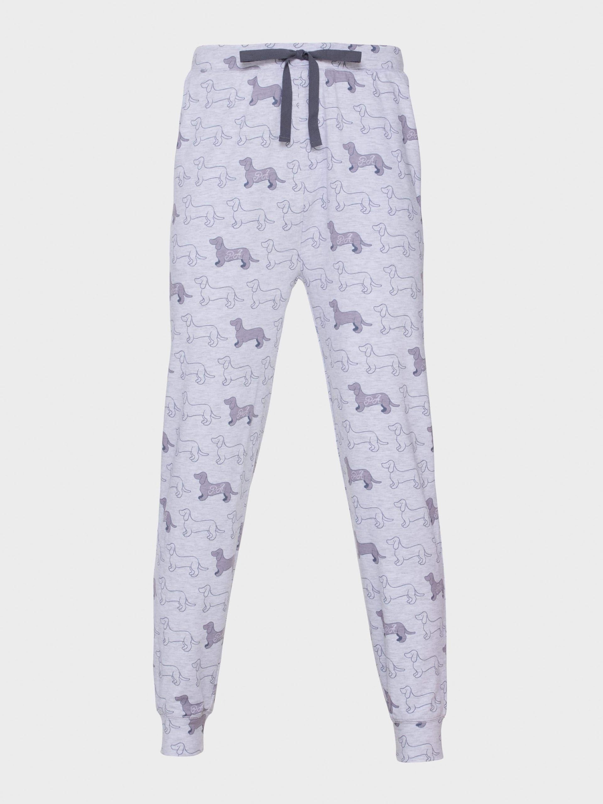 Grey Penny Logo Pj Pant greymarle