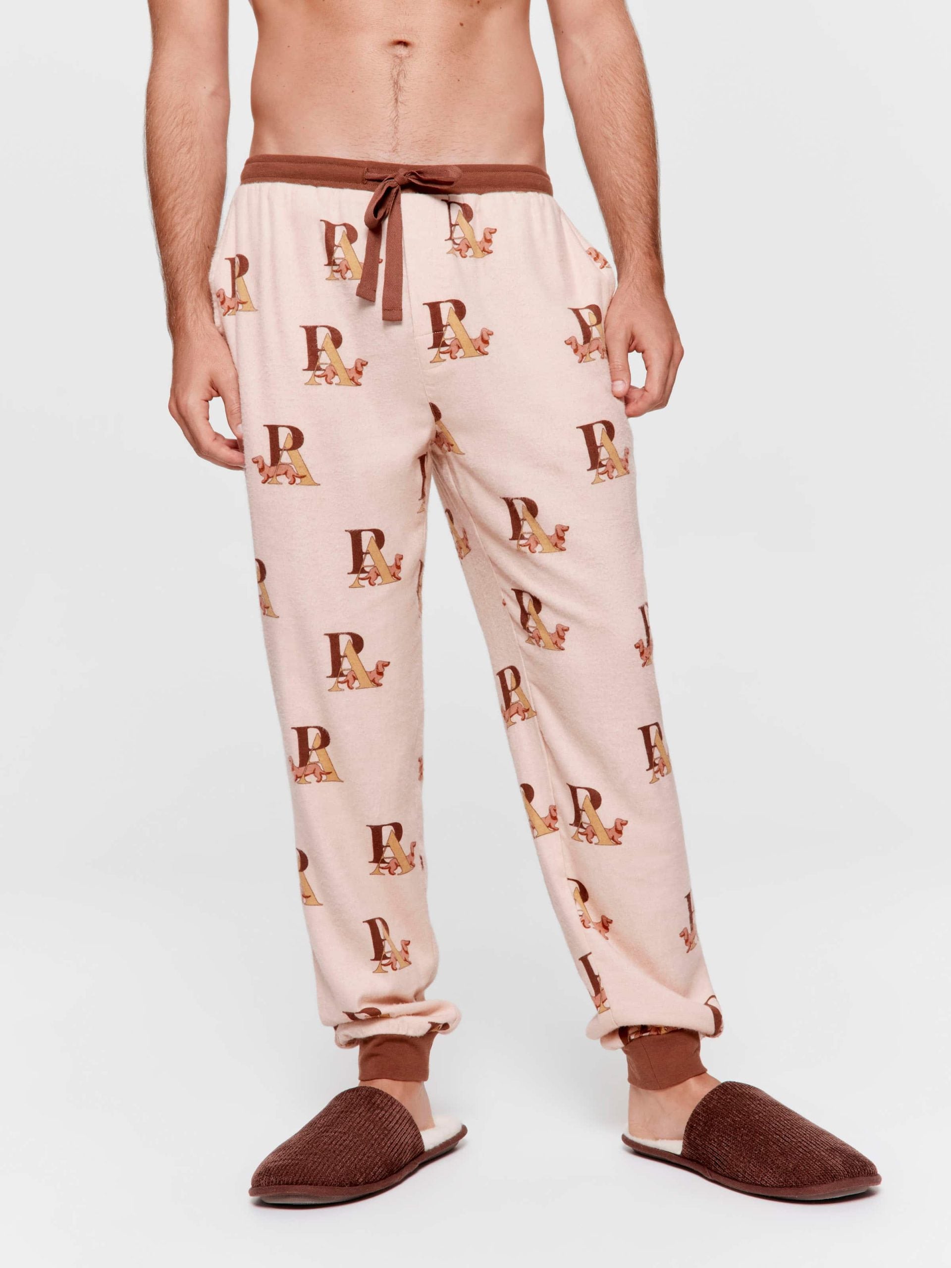 P.A Logo Classic Flannelette Pj Pant multi