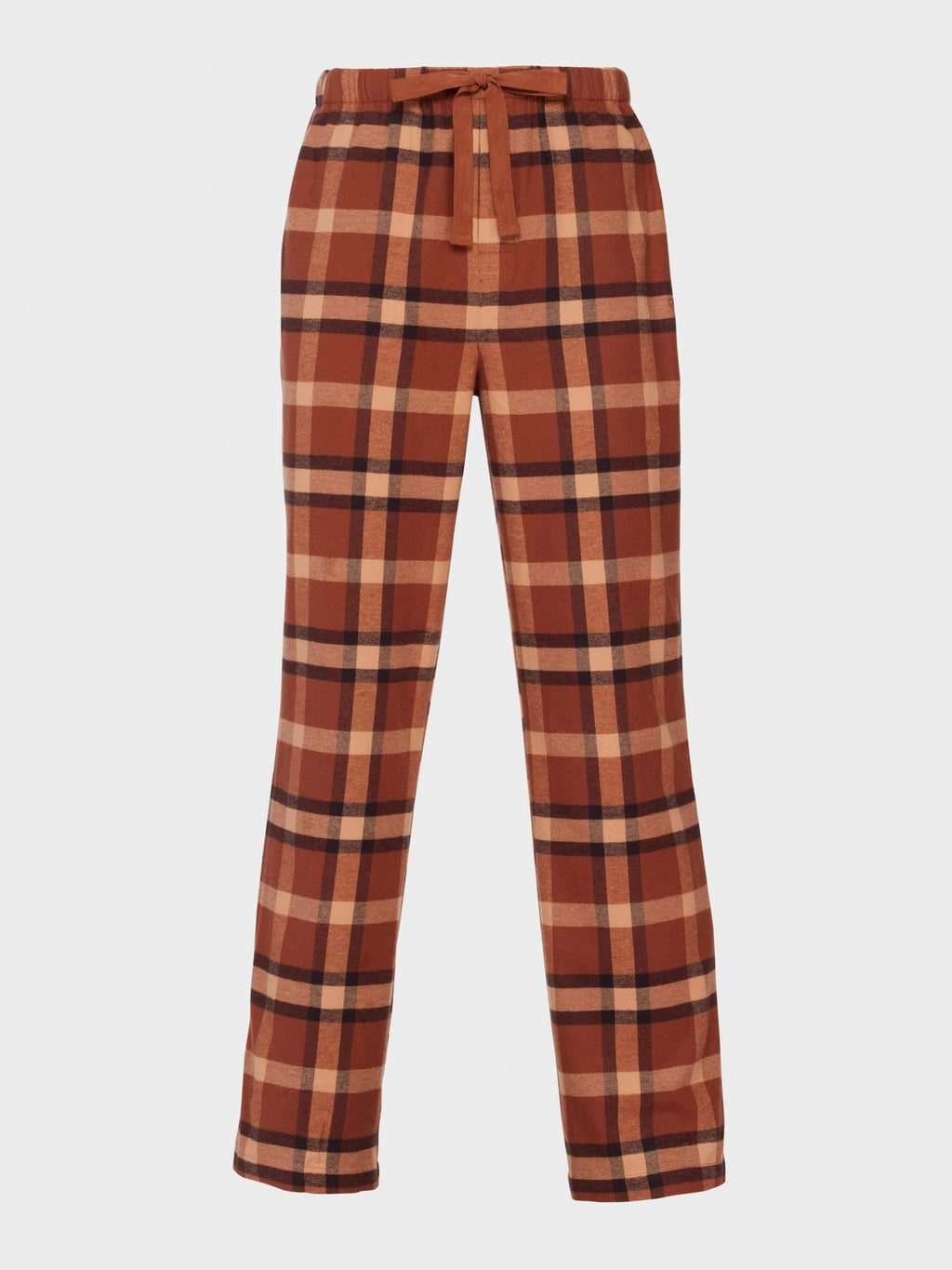 Brown Check Flannelette Pj Pant multi