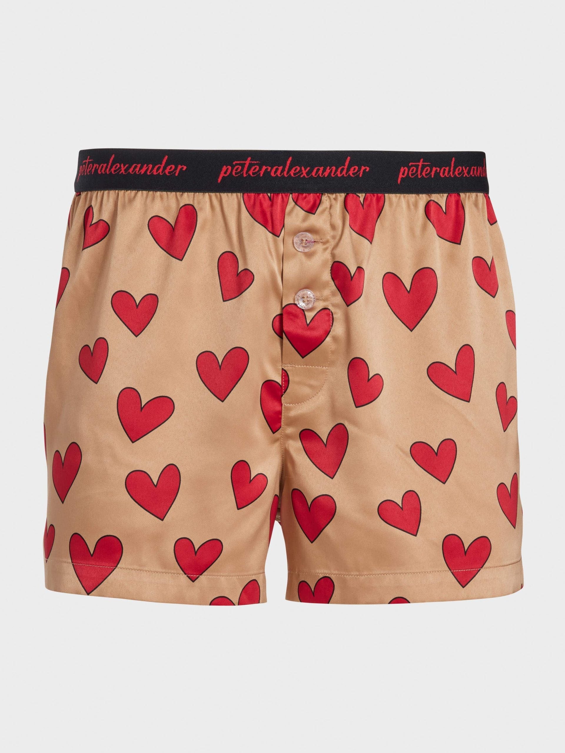 Satin Heart Boxer Short multi