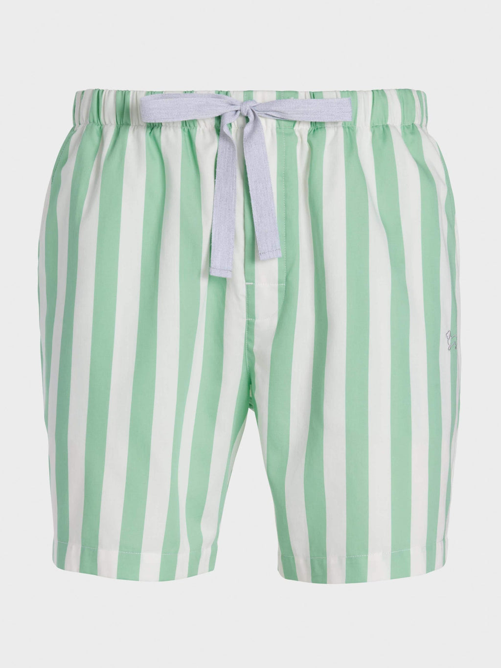 Green Stripe Mid Short green