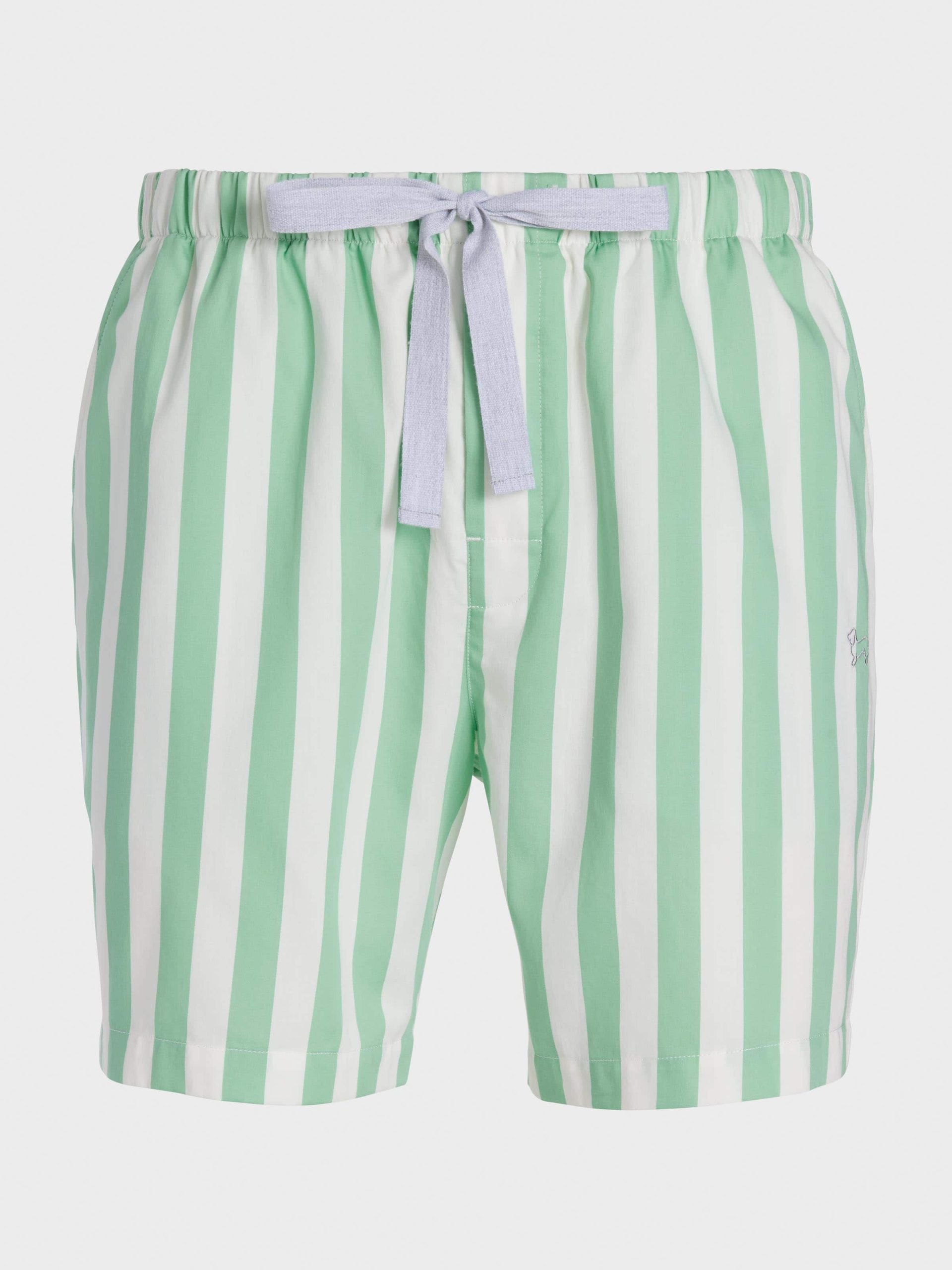 Green Stripe Mid Short green