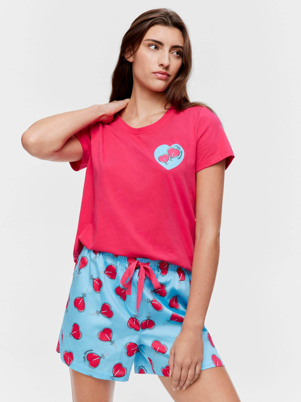 Heart Lollipop Pj Set multi