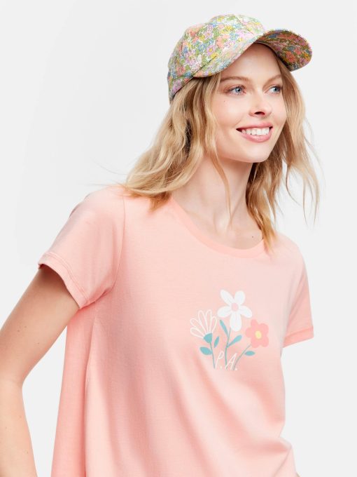 Floral Tee & Pants Pj Set multi
