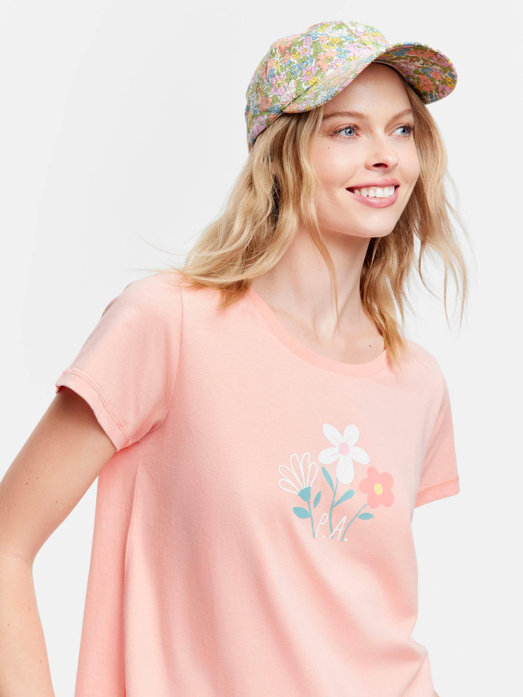 Floral Tee & Pants Pj Set multi