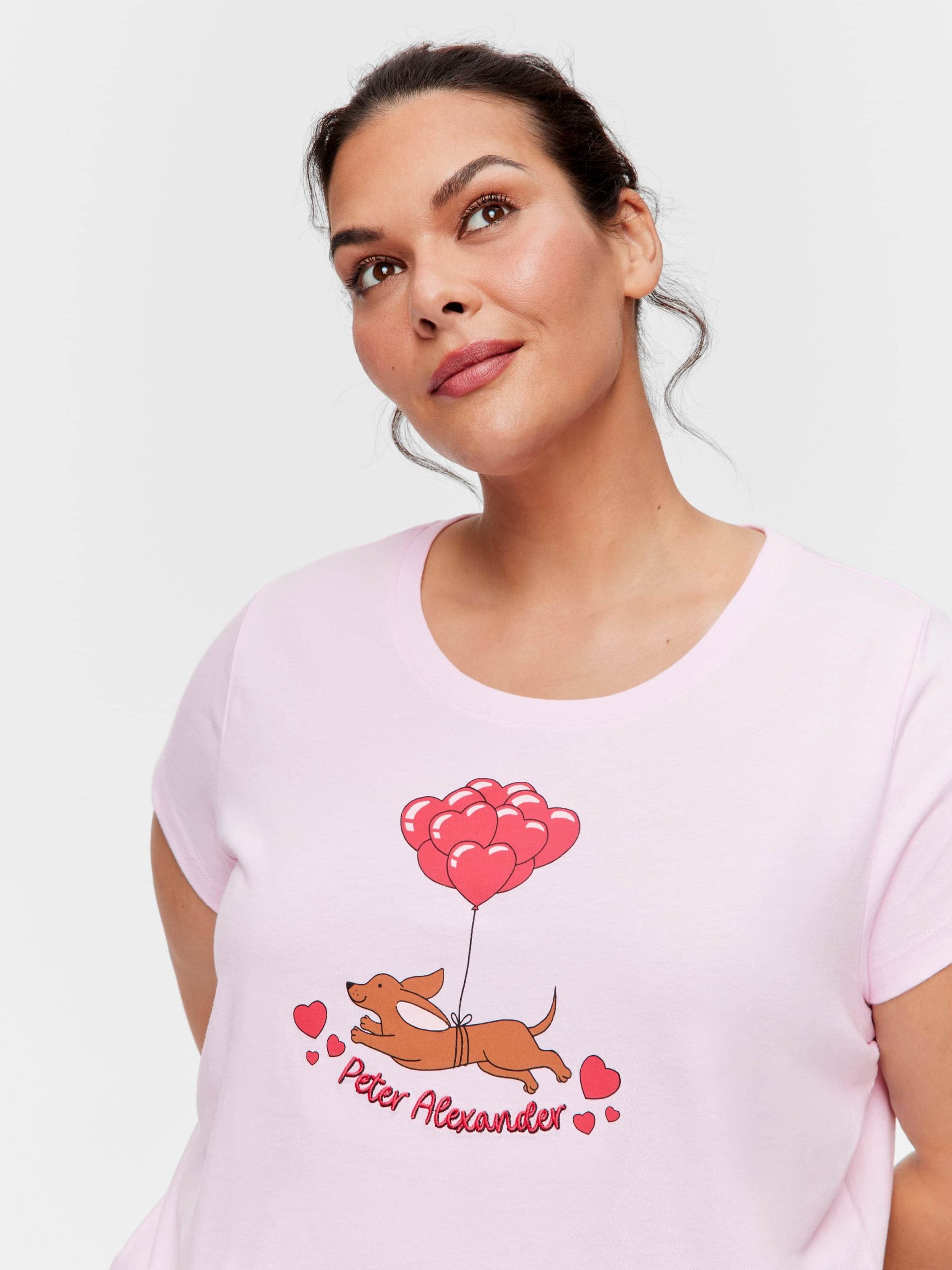 P.A. Plus Valentines Day Penny Tee Pink
