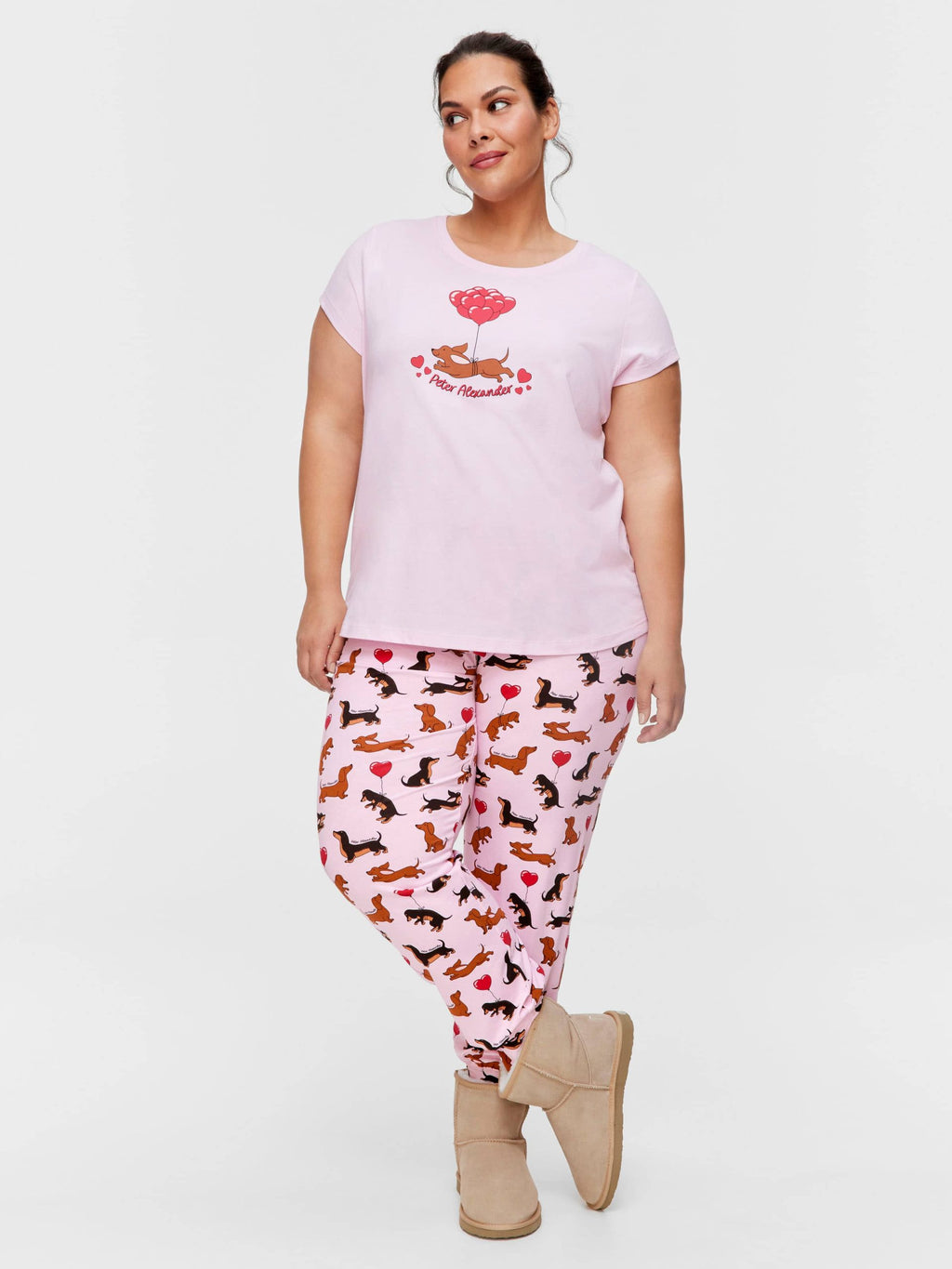 P.A. Plus Valentines Day Penny Tee Pink