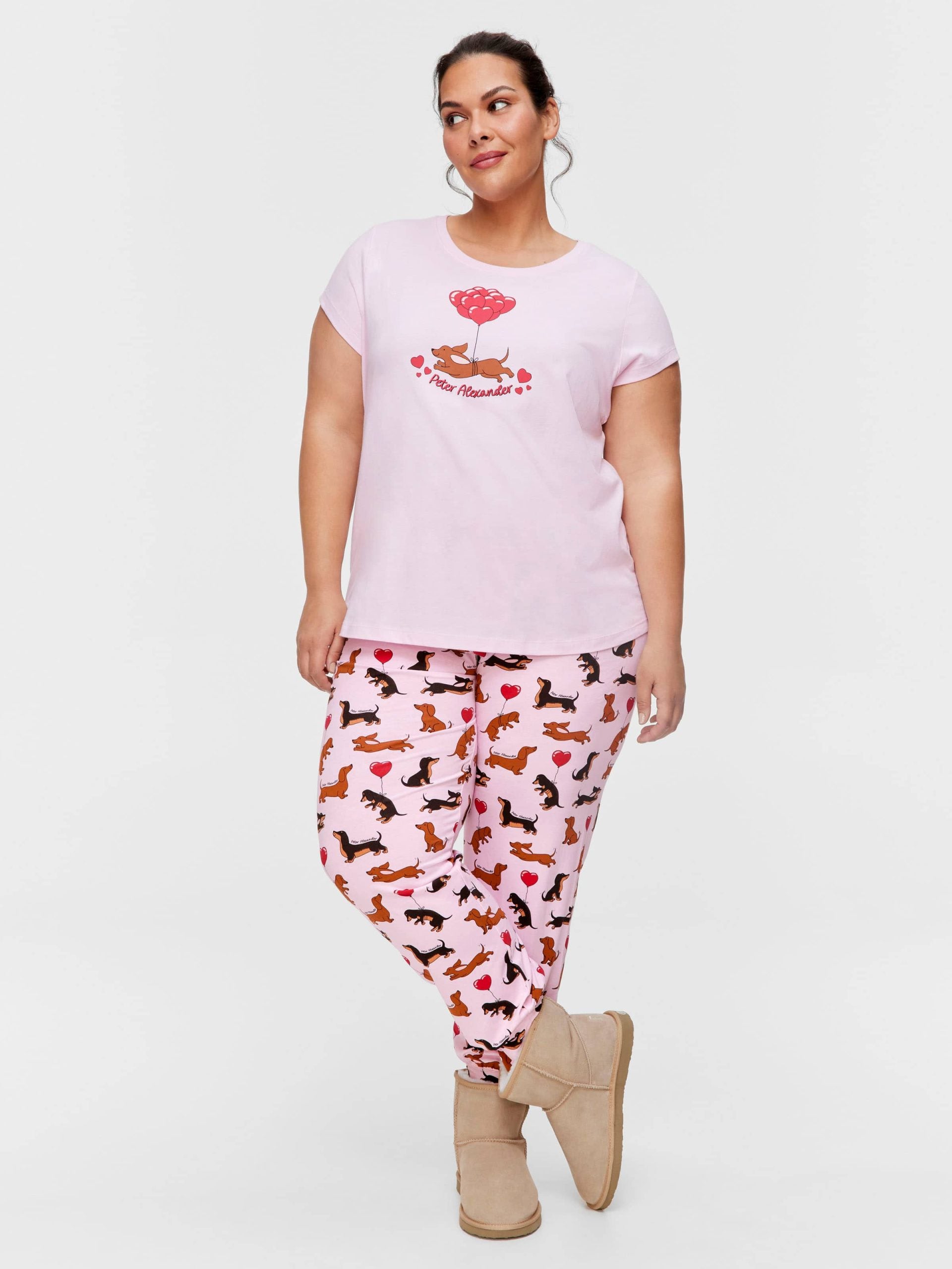 P.A. Plus Valentines Day Penny Tee Pink