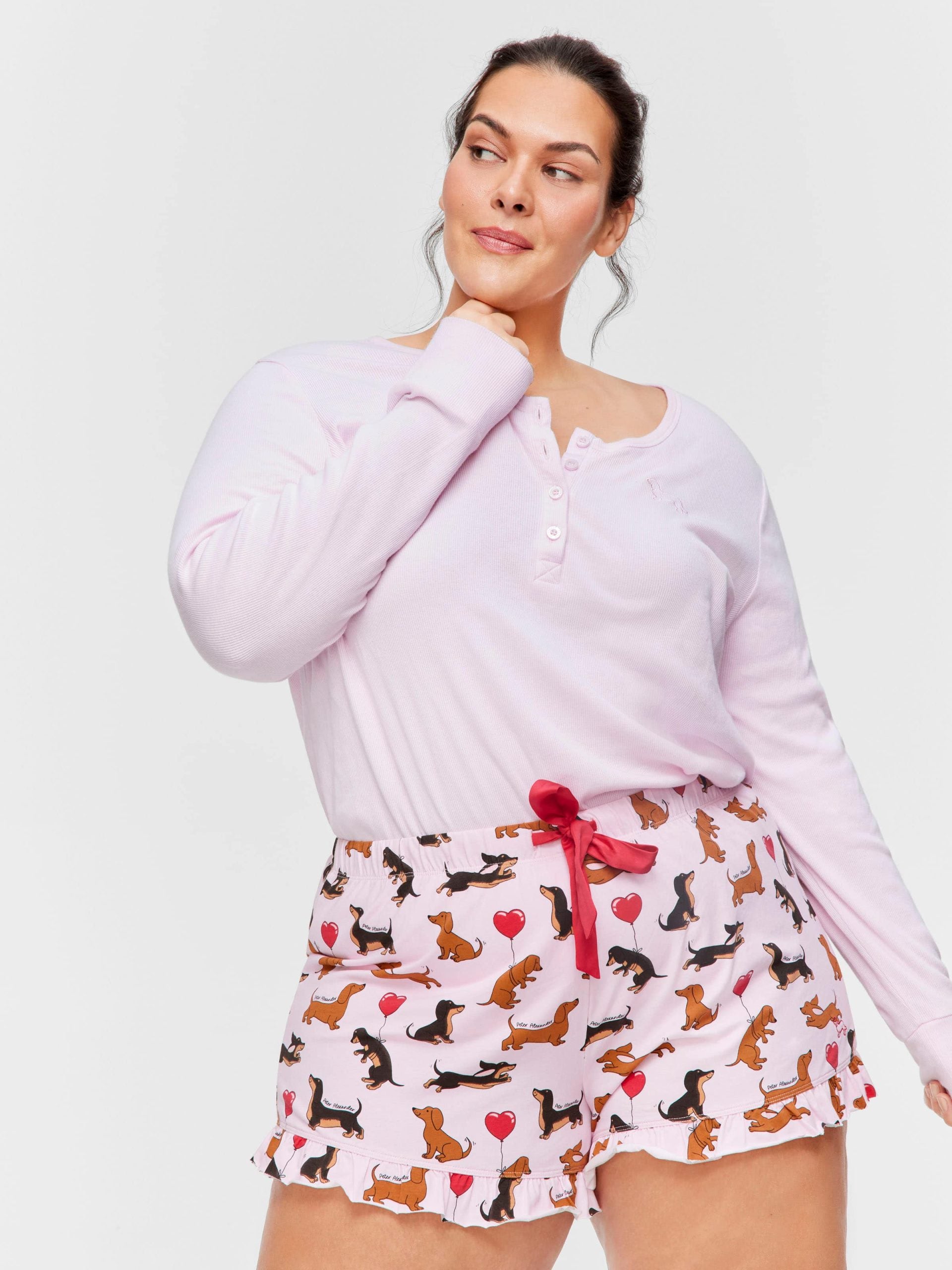 P.A. Plus Valentines Day Mini Flutter Short Multi