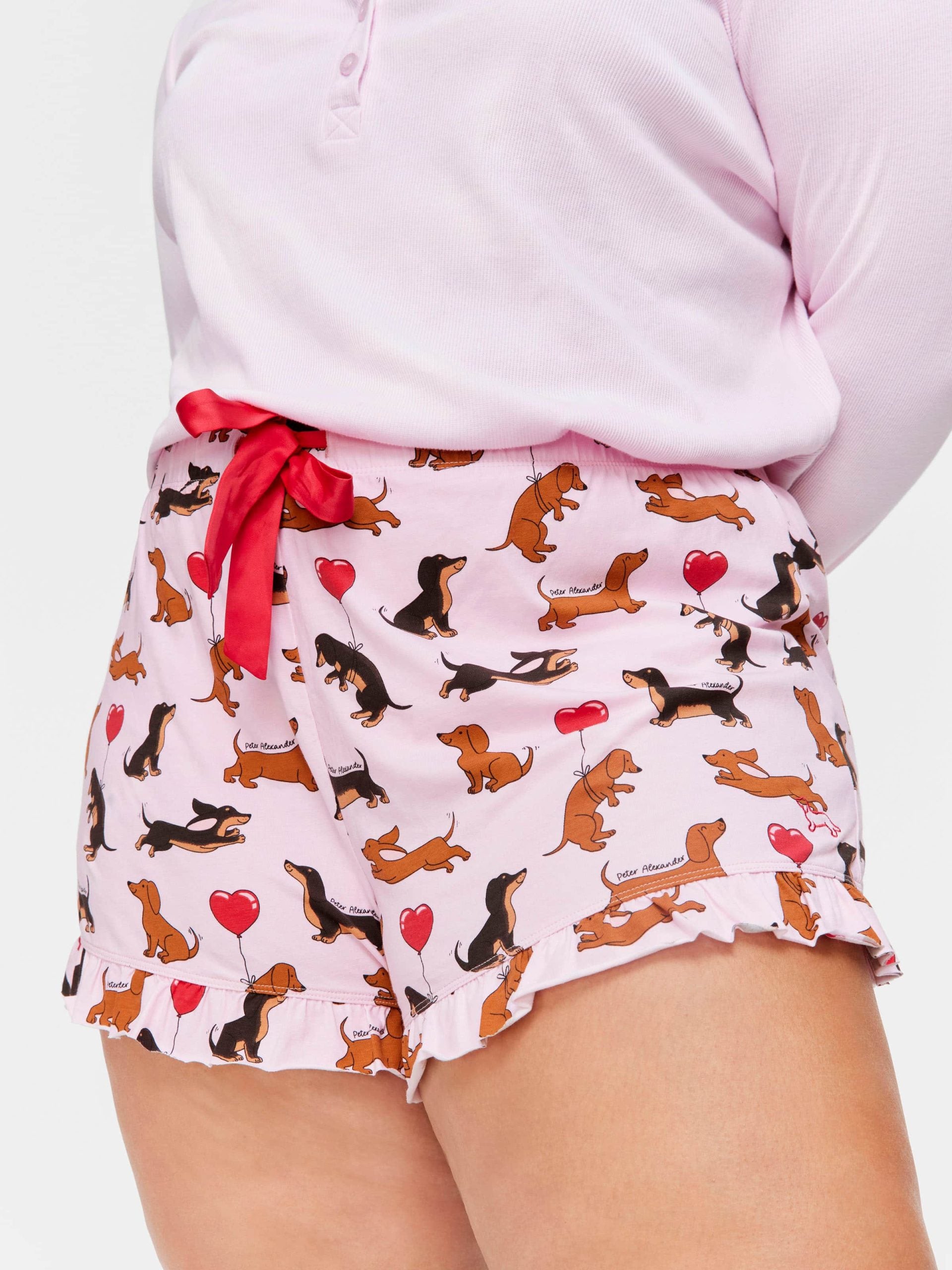 P.A. Plus Valentines Day Mini Flutter Short Multi