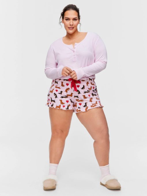 P.A. Plus Valentines Day Mini Flutter Short Multi