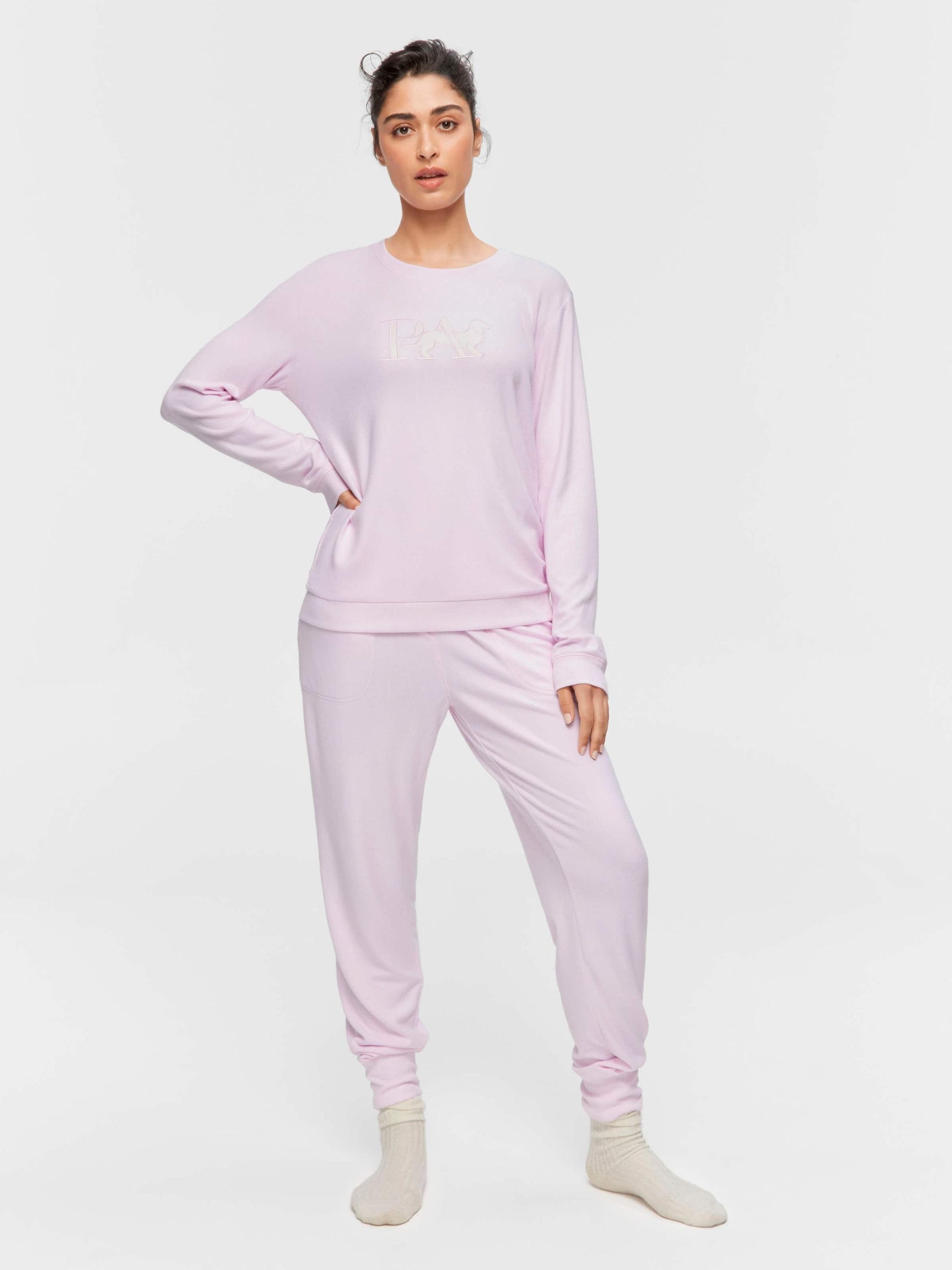 Pink Plush Sweater pink