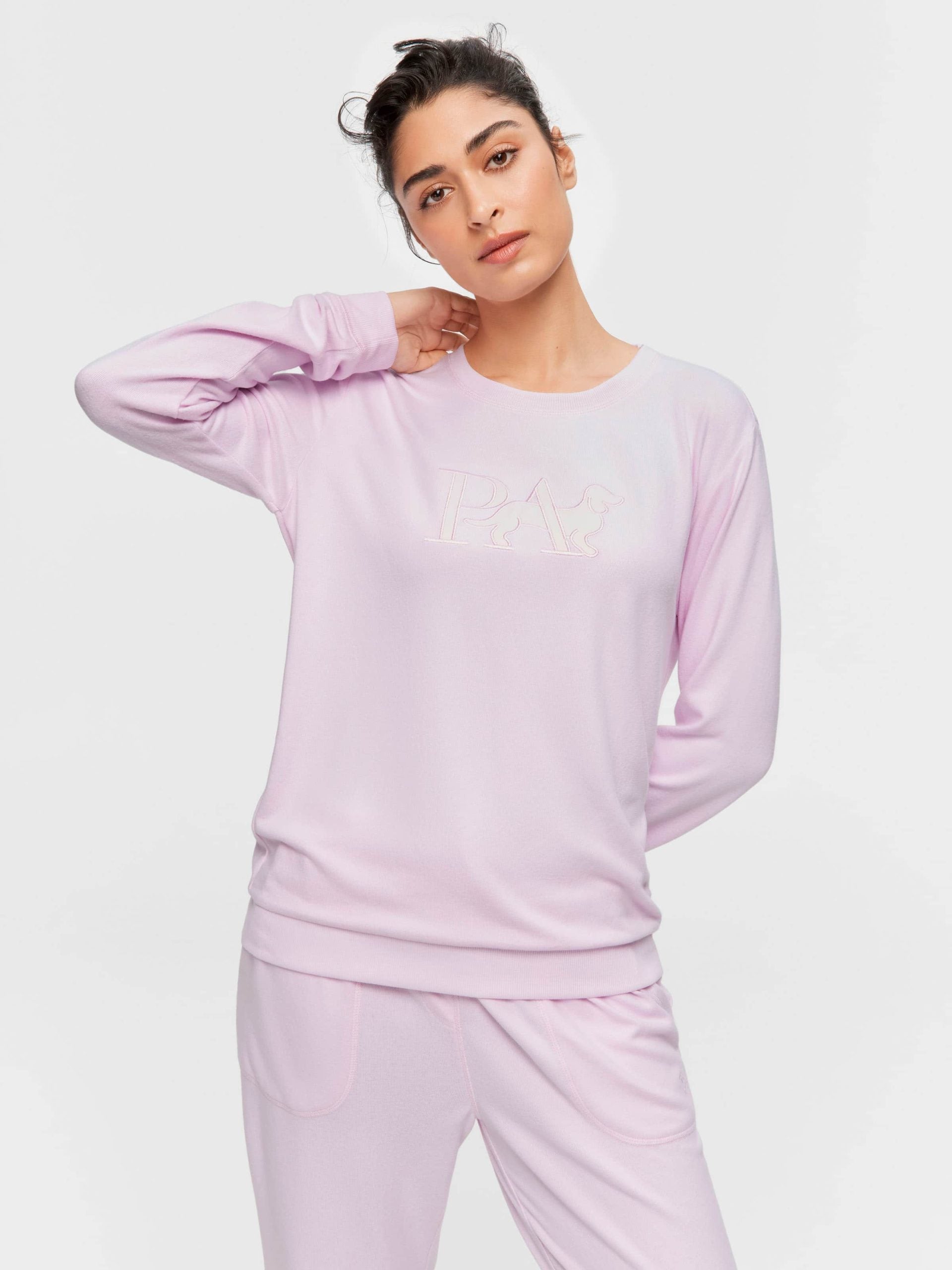 Pink Plush Sweater pink