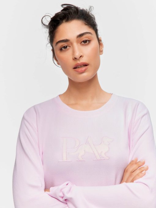 Pink Plush Sweater pink