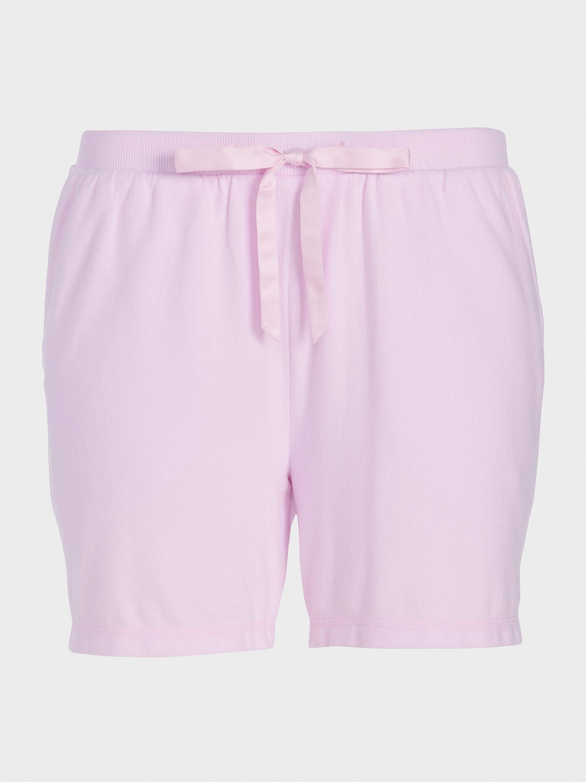Pink Plush Mid Short pink