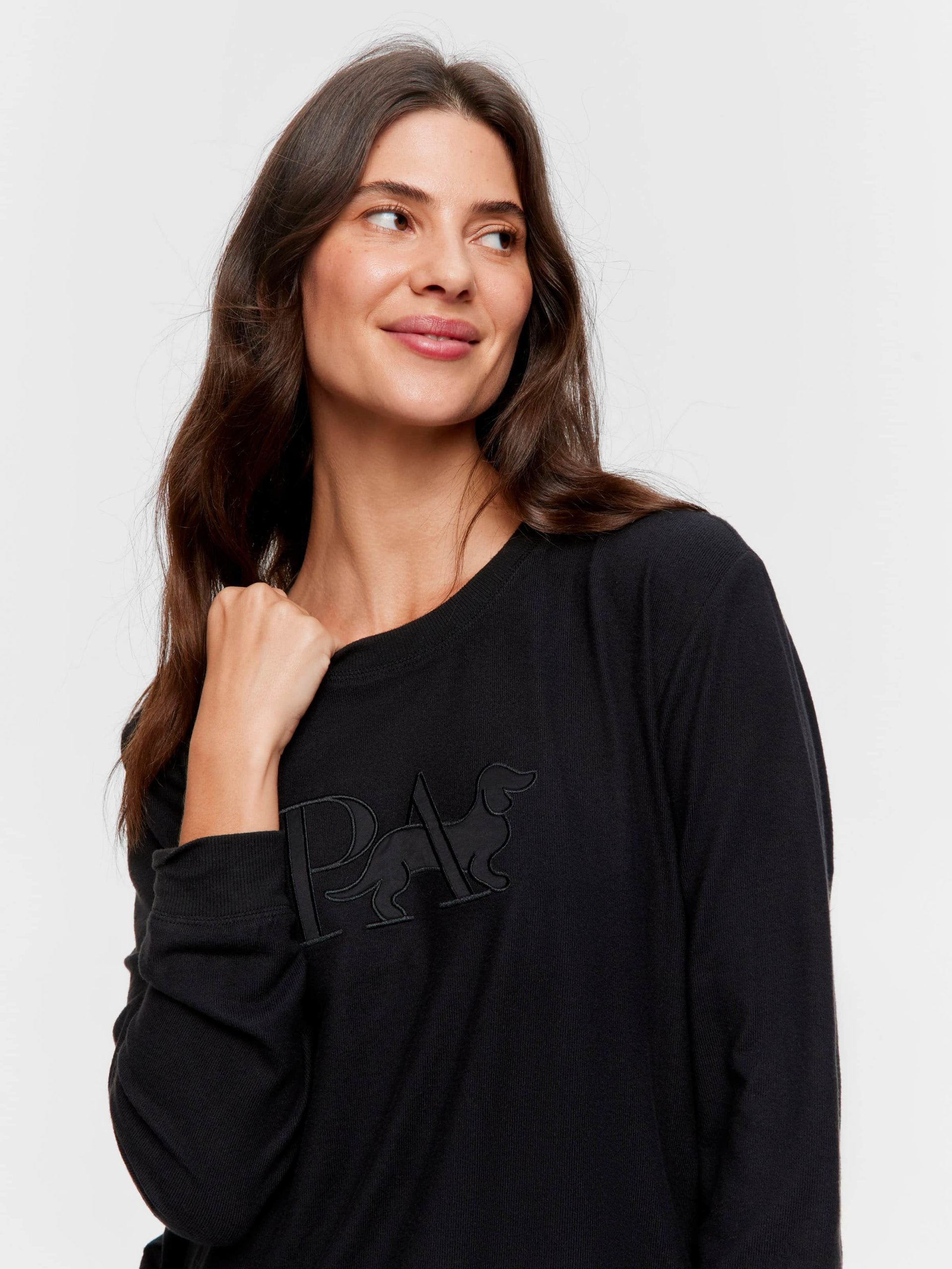 Black Plush Sweater black