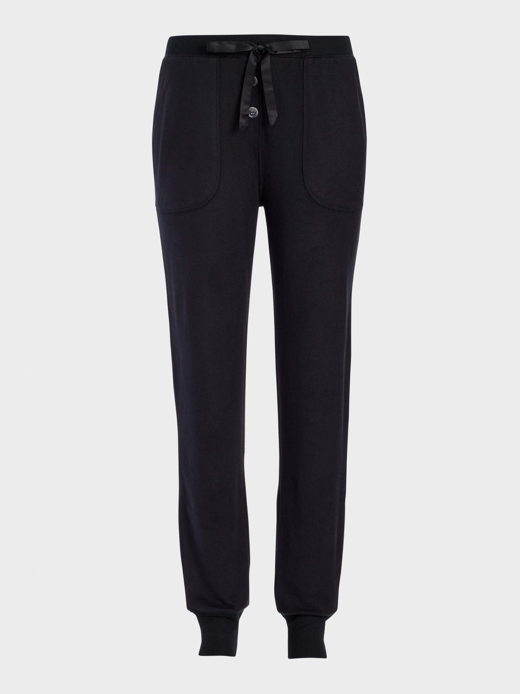 Black Plush Easy Pj Pant black