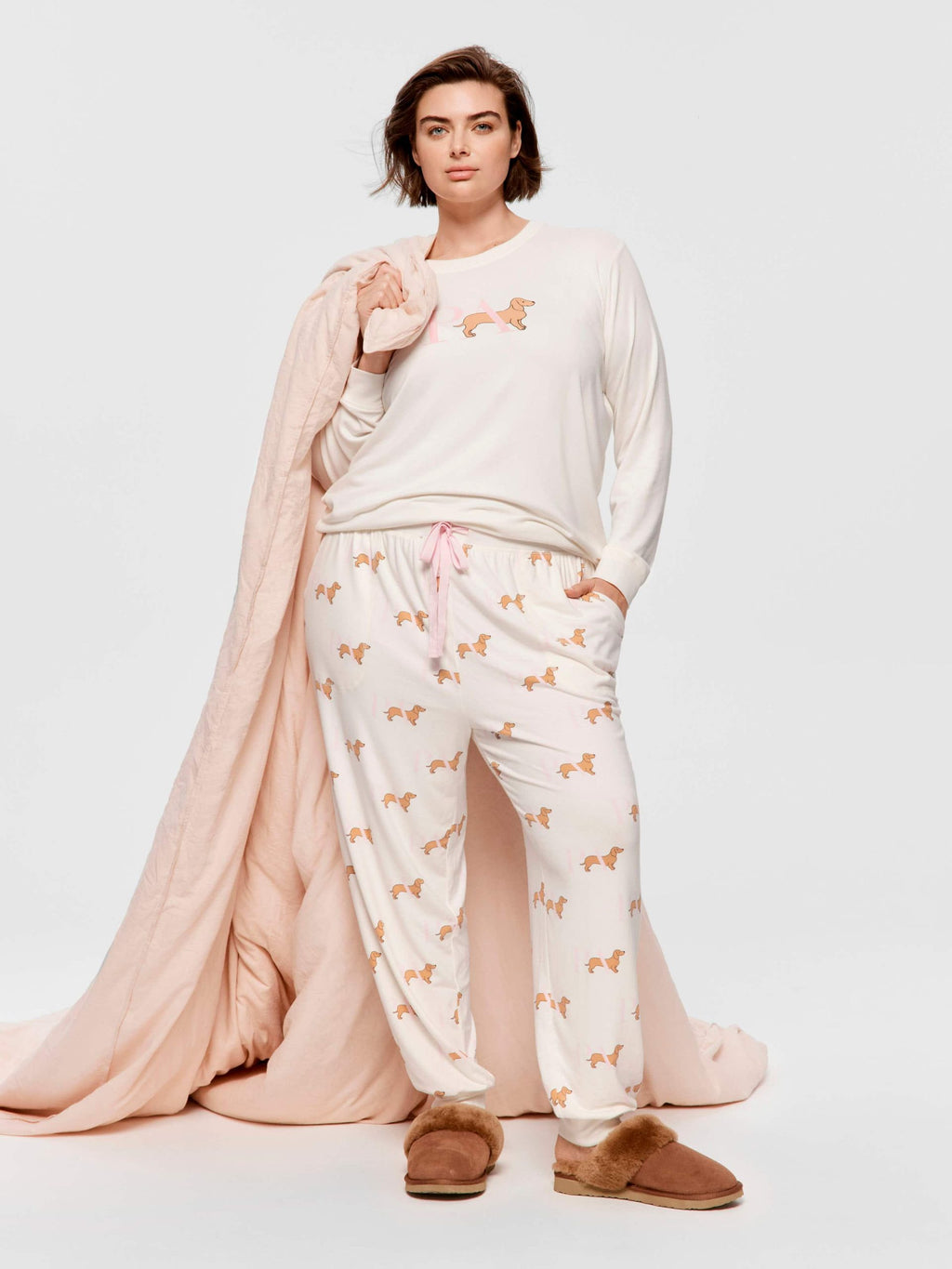 P.A. Plus Penny Plush Easy Pj Pant Multi