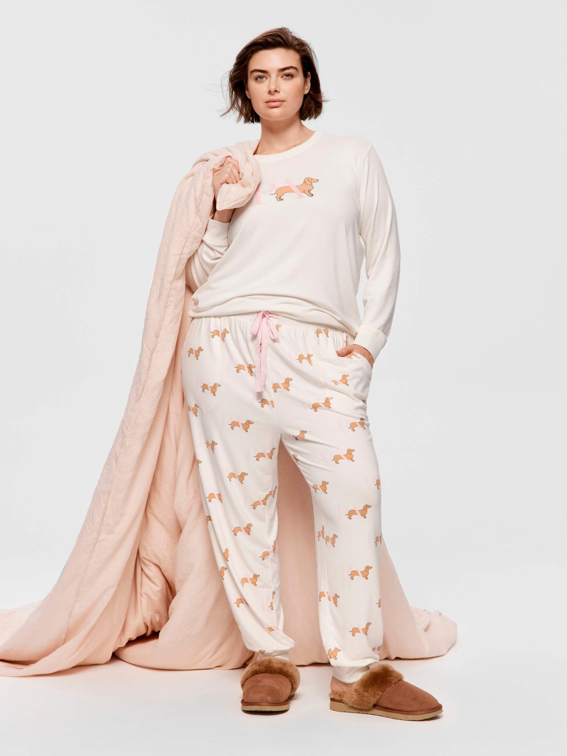 P.A. Plus Penny Plush Easy Pj Pant Multi