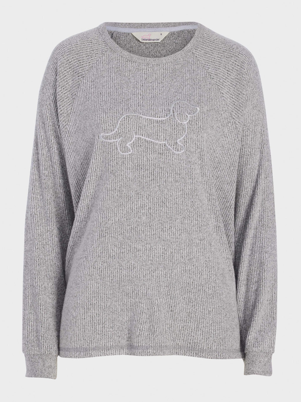 Brushed Rib Sweater greymarle