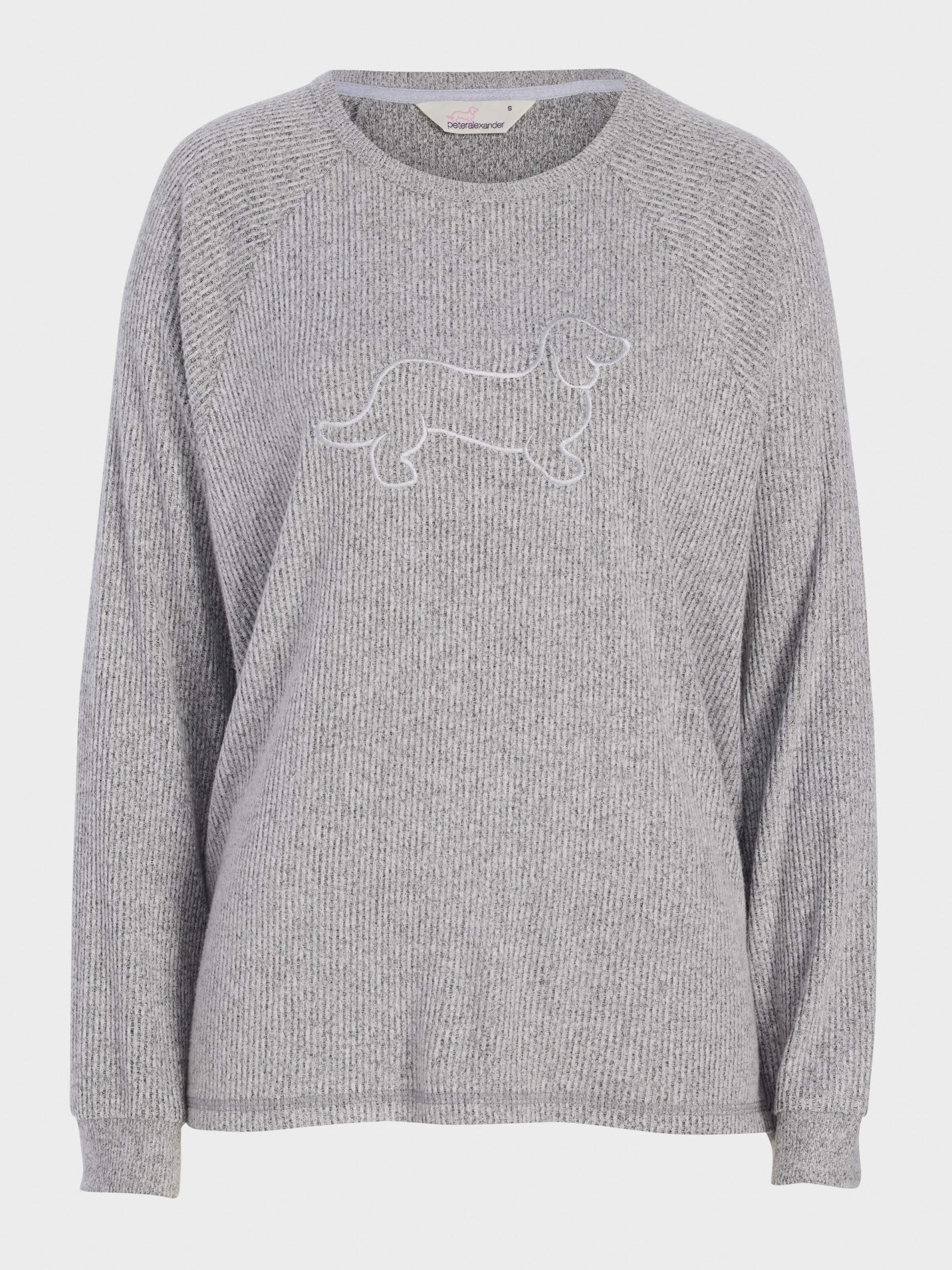 Brushed Rib Sweater greymarle