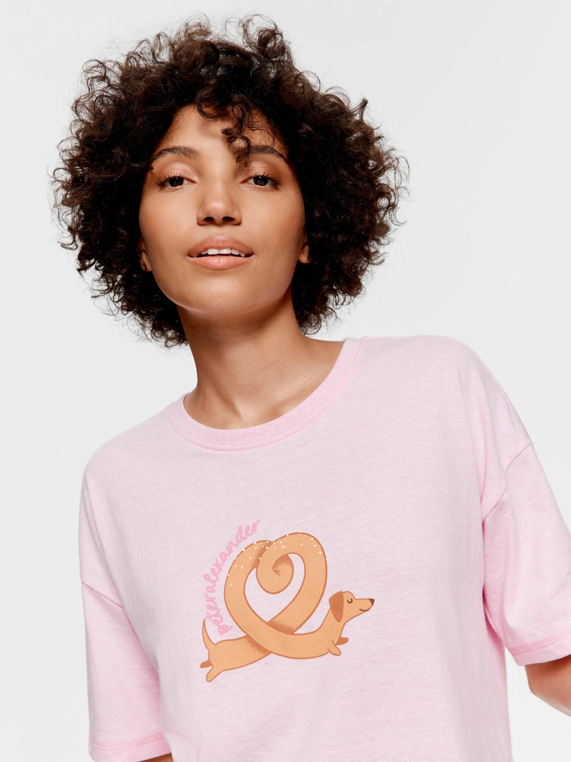 Pretzel Tee Pink