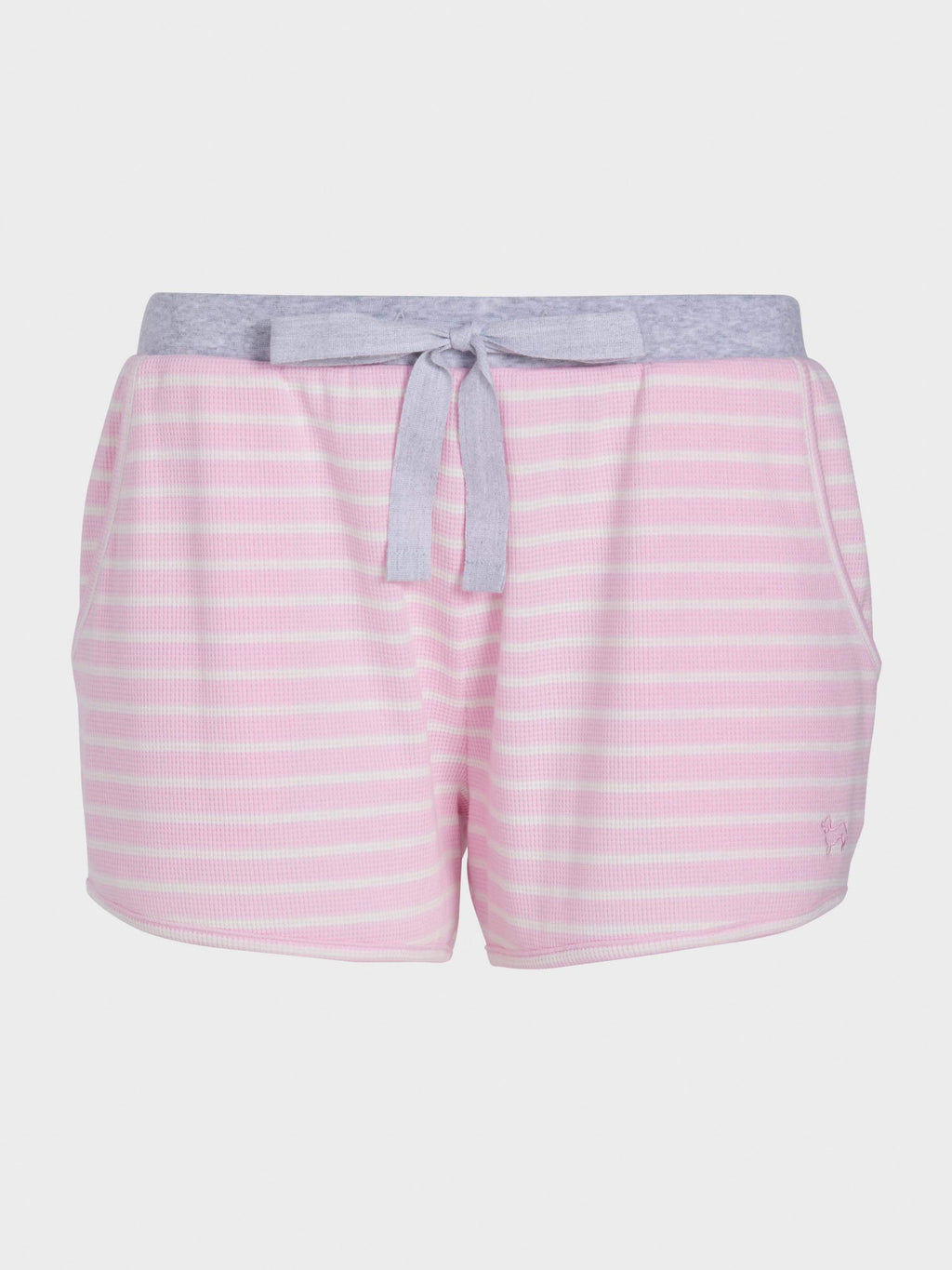 Pink Waffle Stripe Mid Short multi