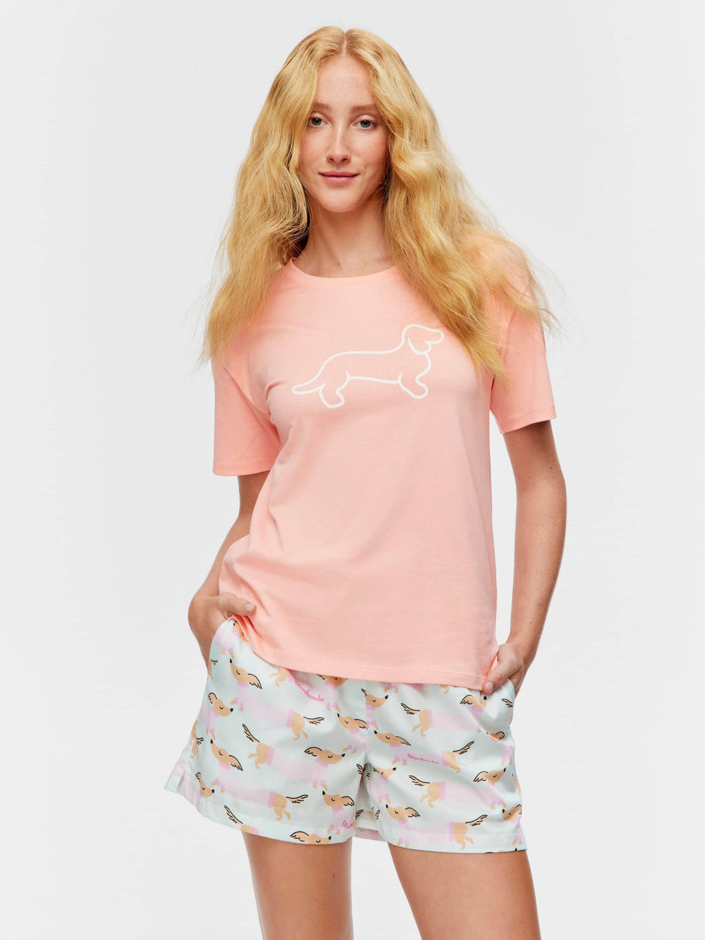 Peach Logo Tee peach