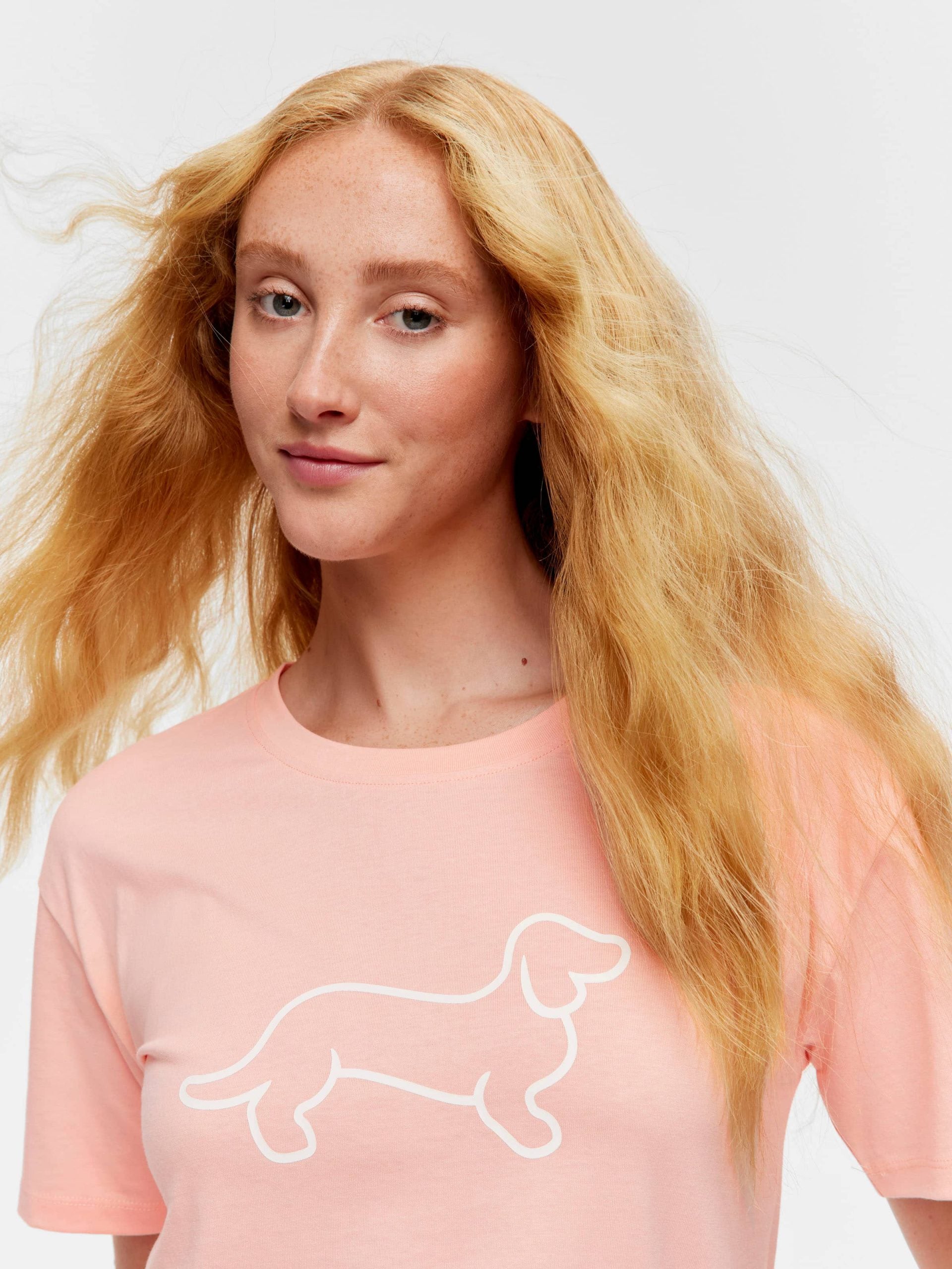 Peach Logo Tee peach