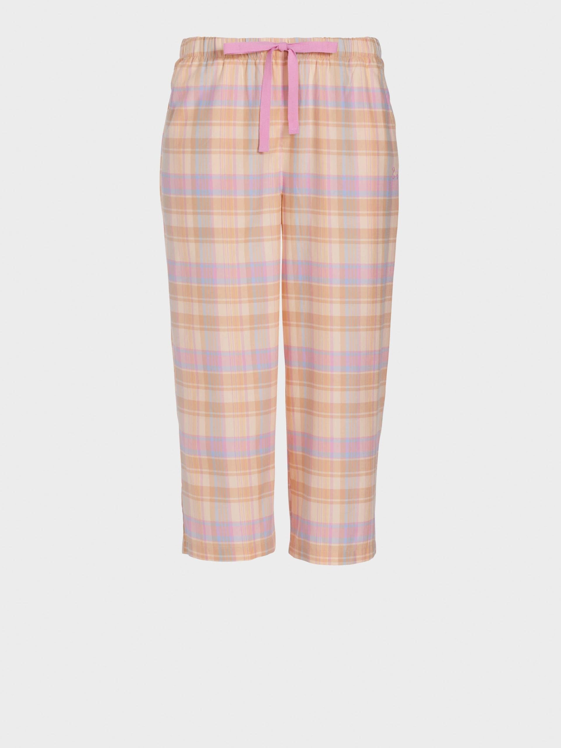 Toffee Check 3/4 Pj Pant multi