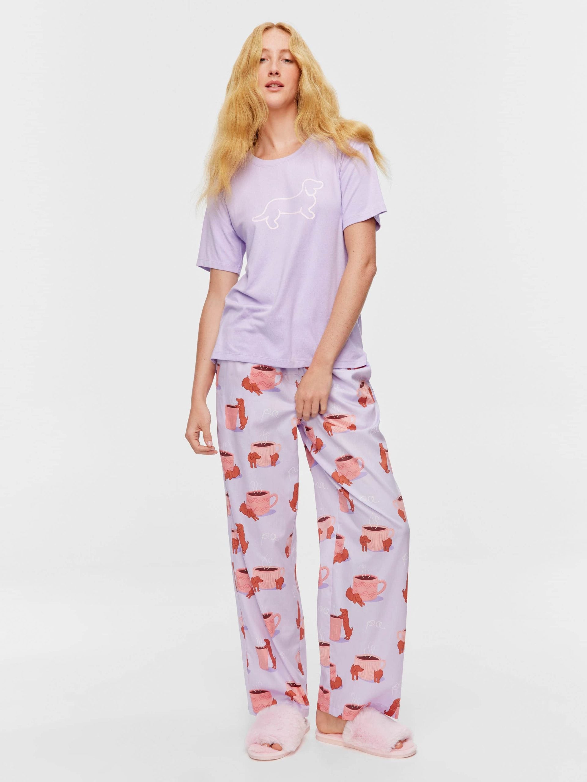 Lilac Logo Plush Tee lilac