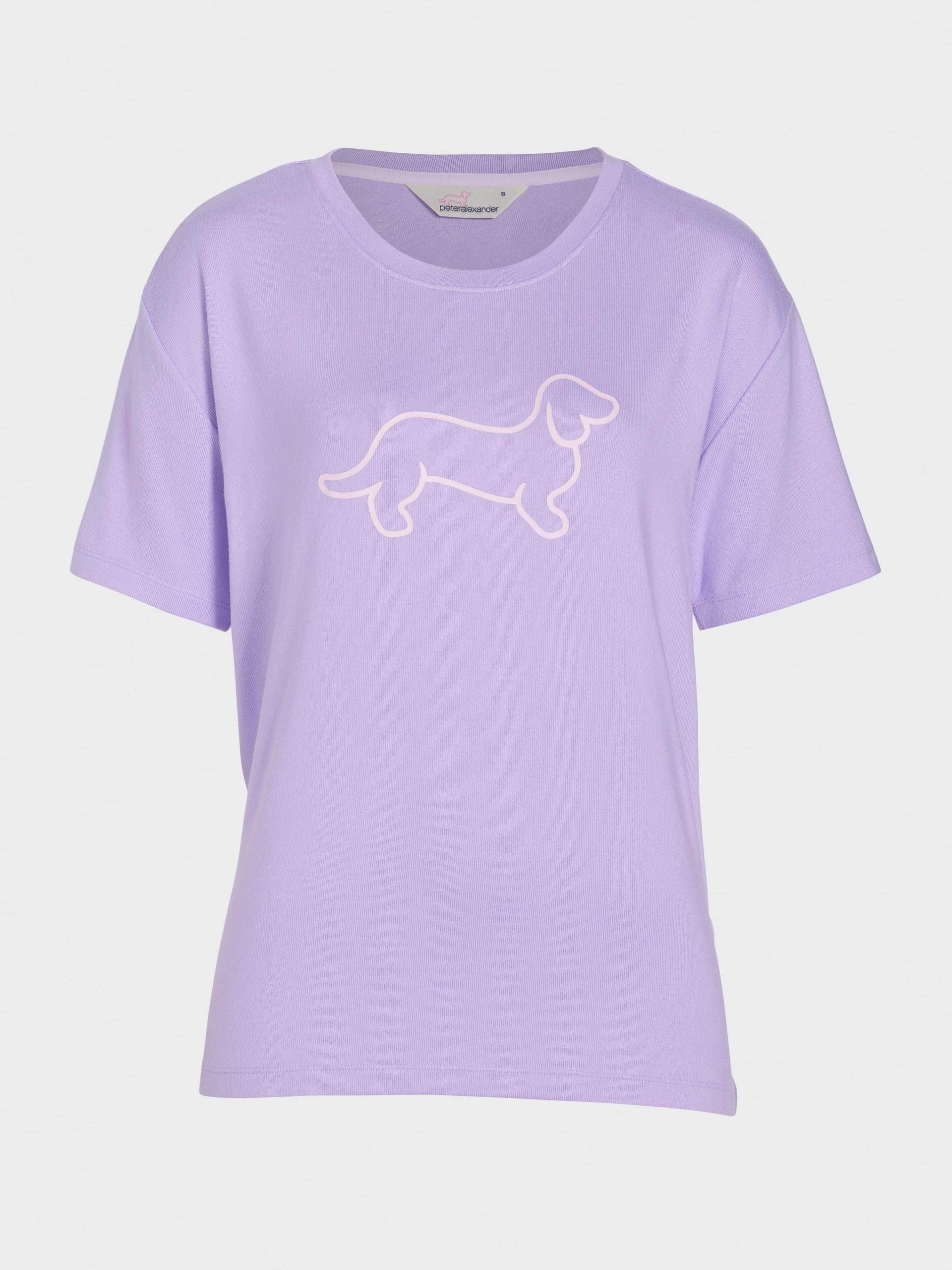Lilac Logo Plush Tee lilac
