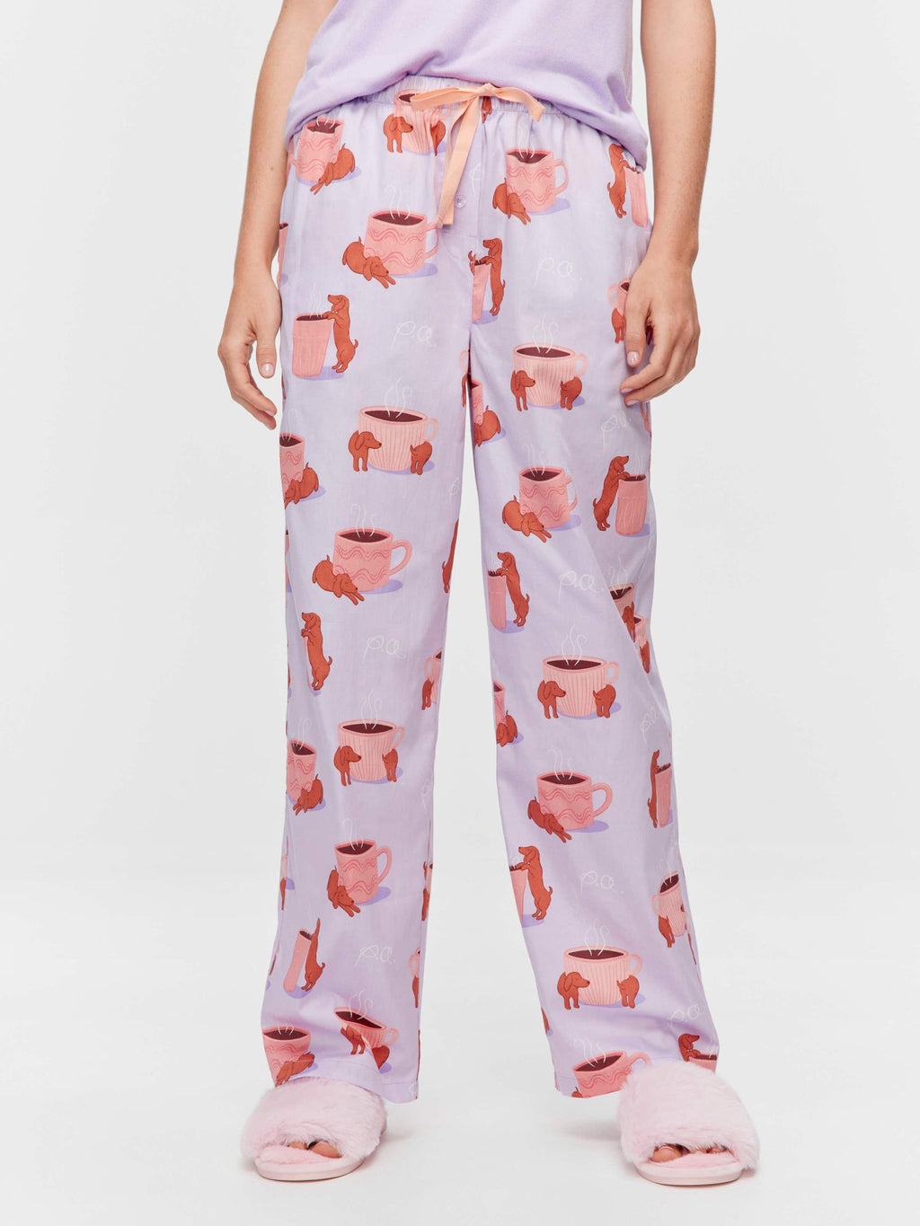 Daxie Loves Coffee Classic Pj Pant Multi