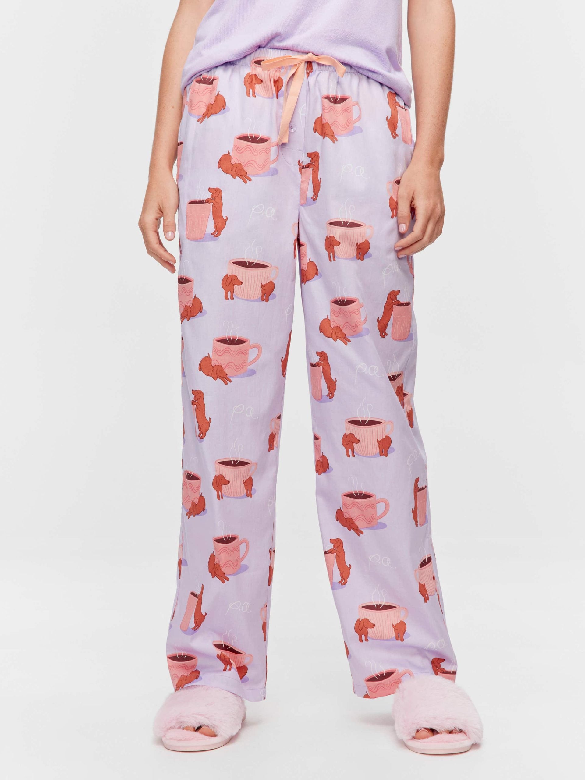 Daxie Loves Coffee Classic Pj Pant Multi