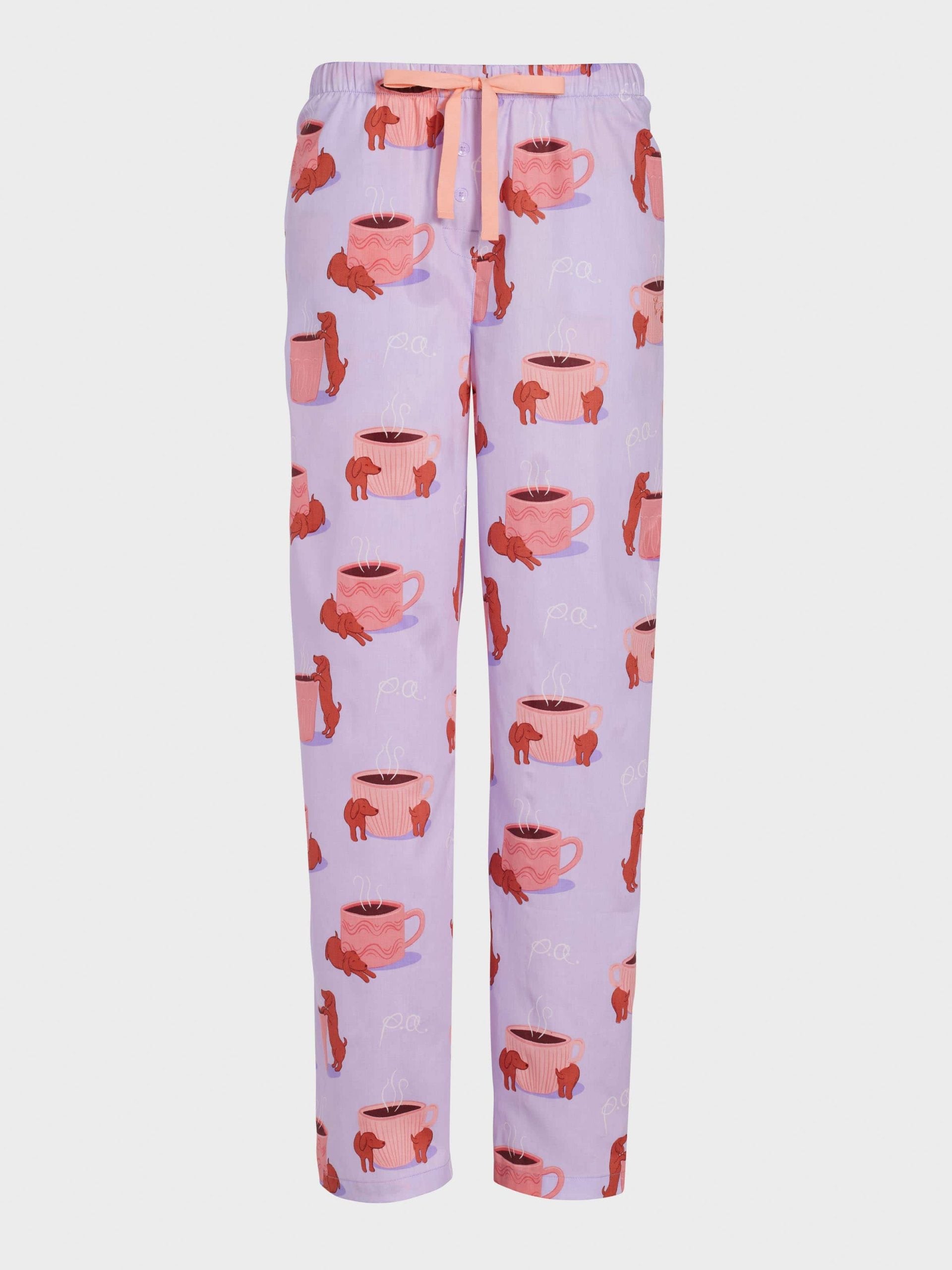 Daxie Loves Coffee Classic Pj Pant Multi