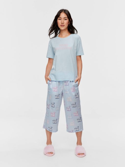 Blue Logo Tee paleblue