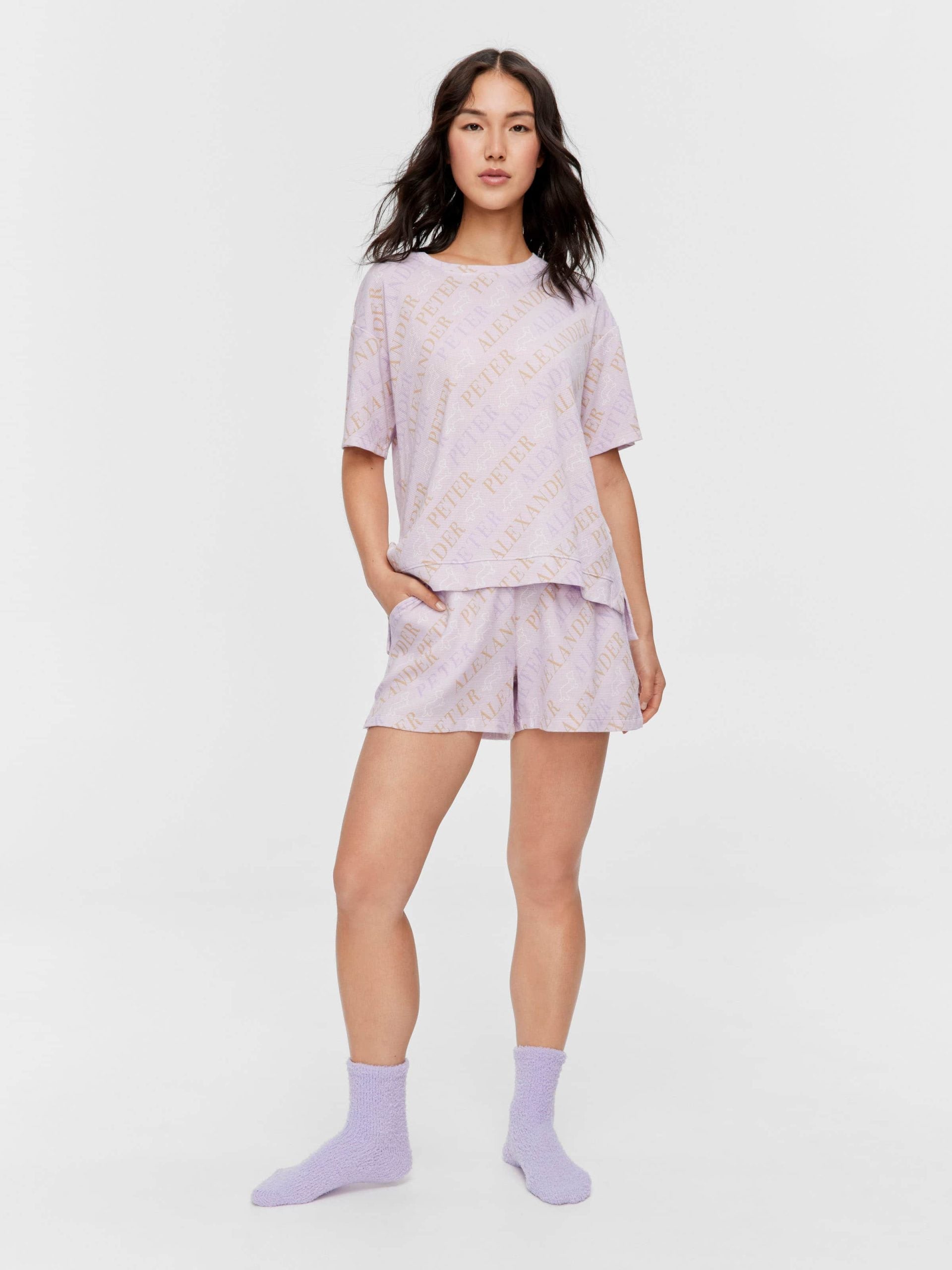 Waffle Logo Oversized Tee multi