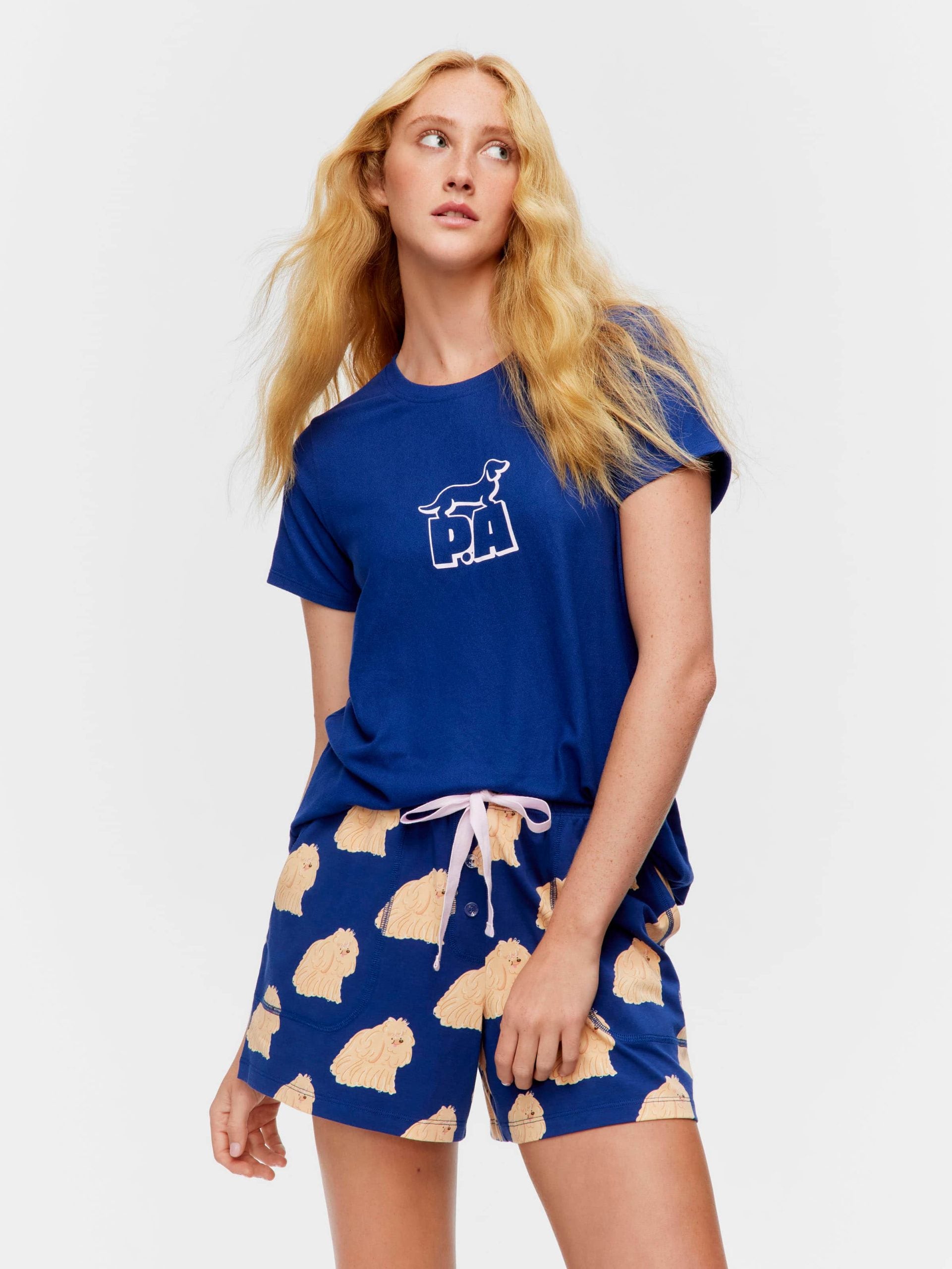 Navy Dog Mid Short multi