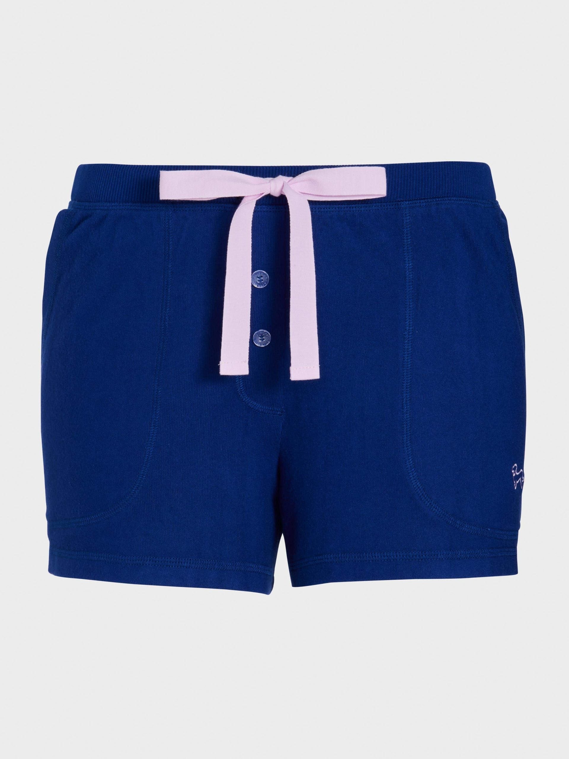Navy Plush Mini Short navy