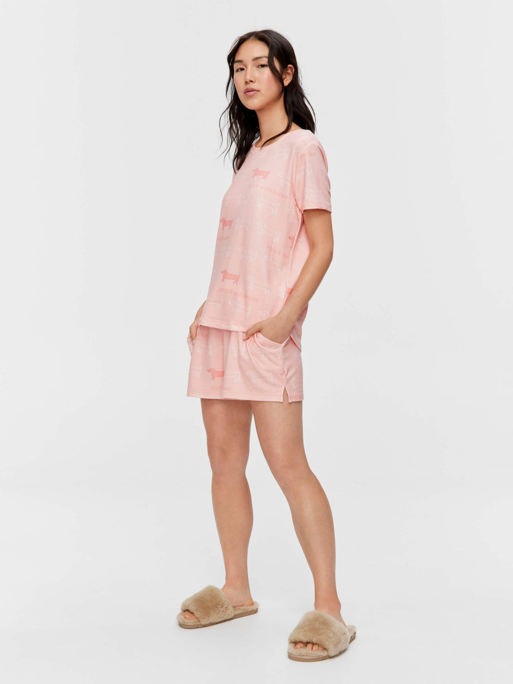 Plush Peach Penny Tee multi